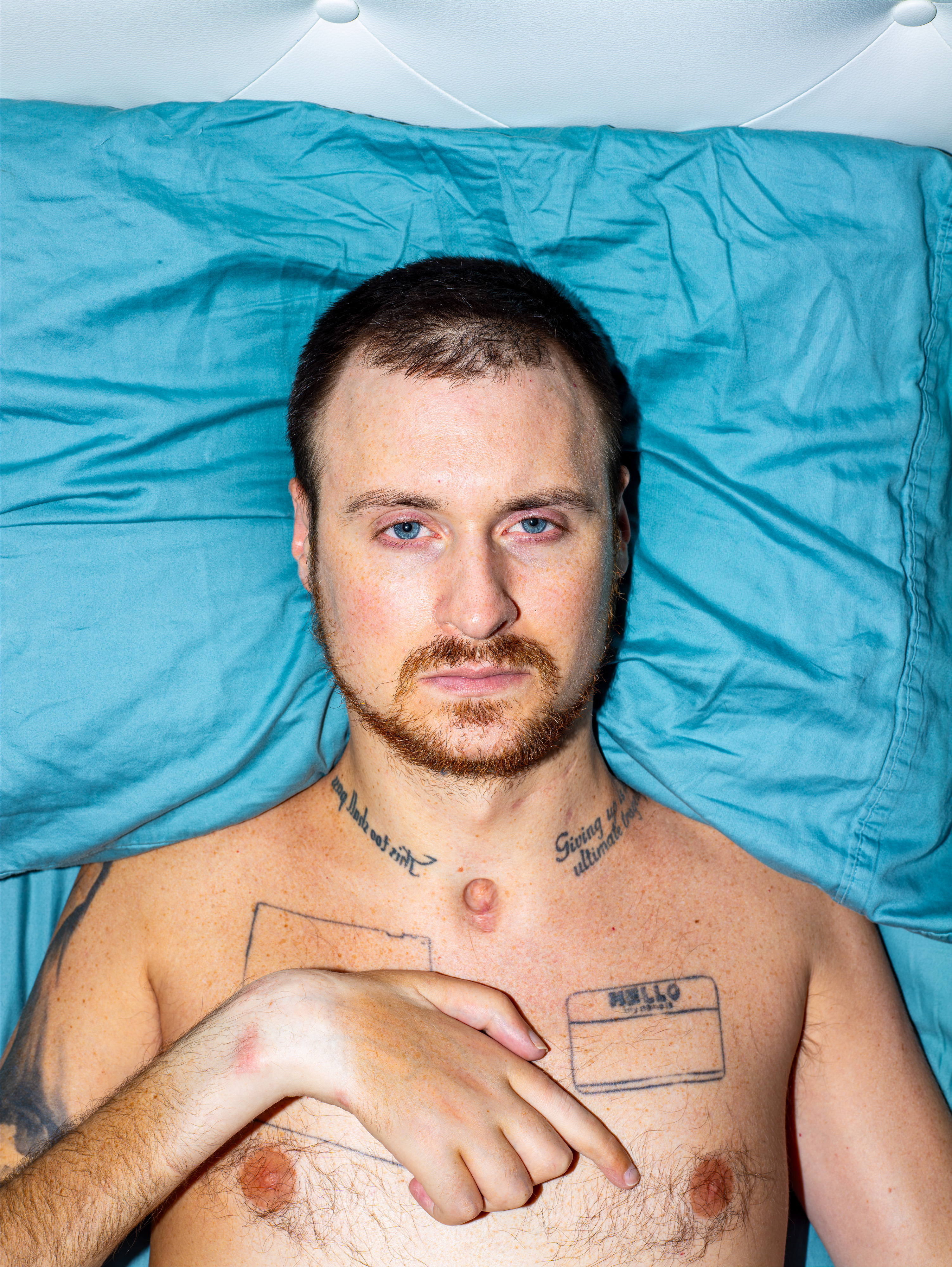 CripFag 122, a portrait-format photograph from Robert Andy Coombs's ongoing photographic series.