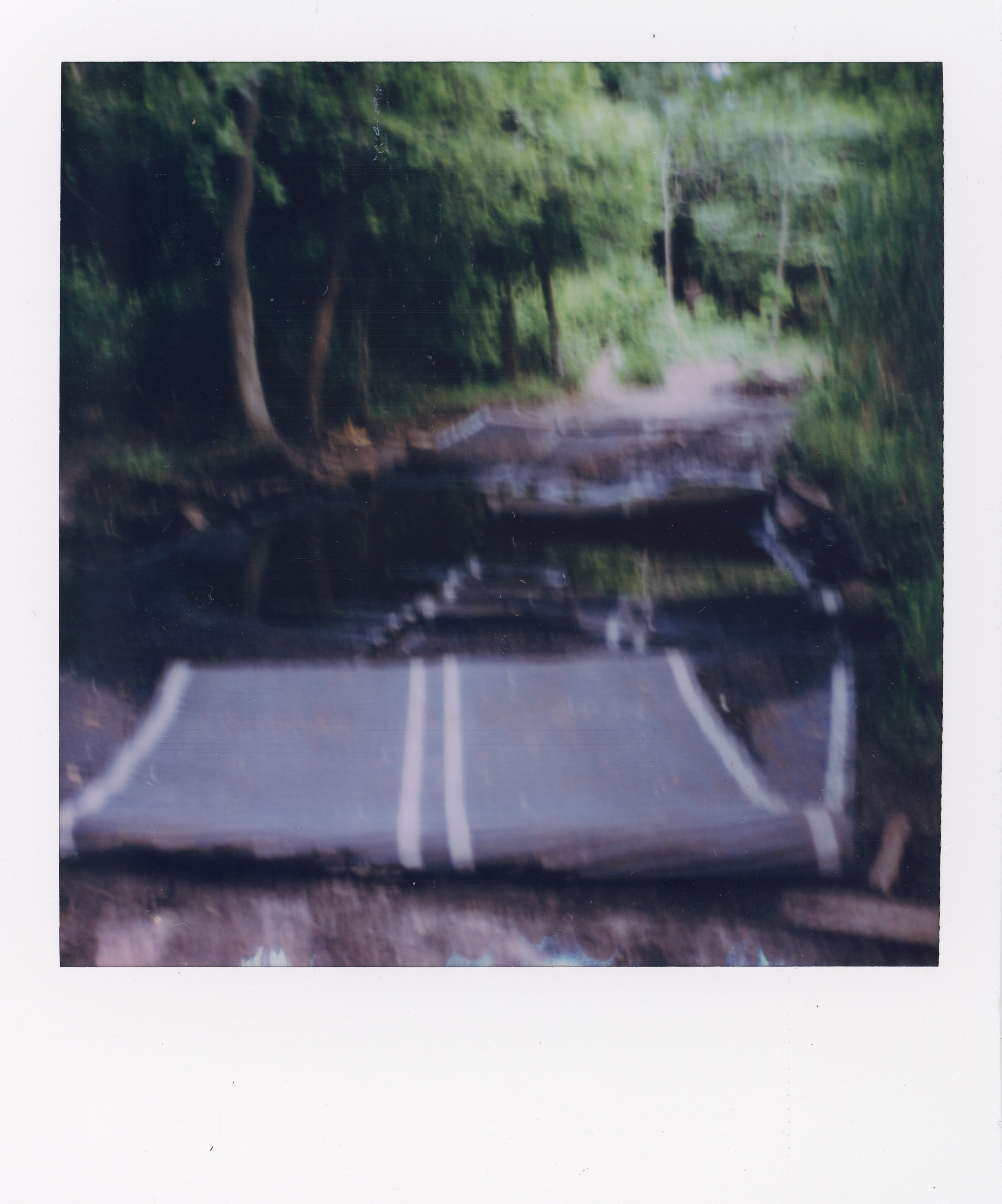 Fire Island Polaroid 111, a one-of-one instant photograph made in Fire Island Pines, New York, 2022 by Robert Andy Coombs.