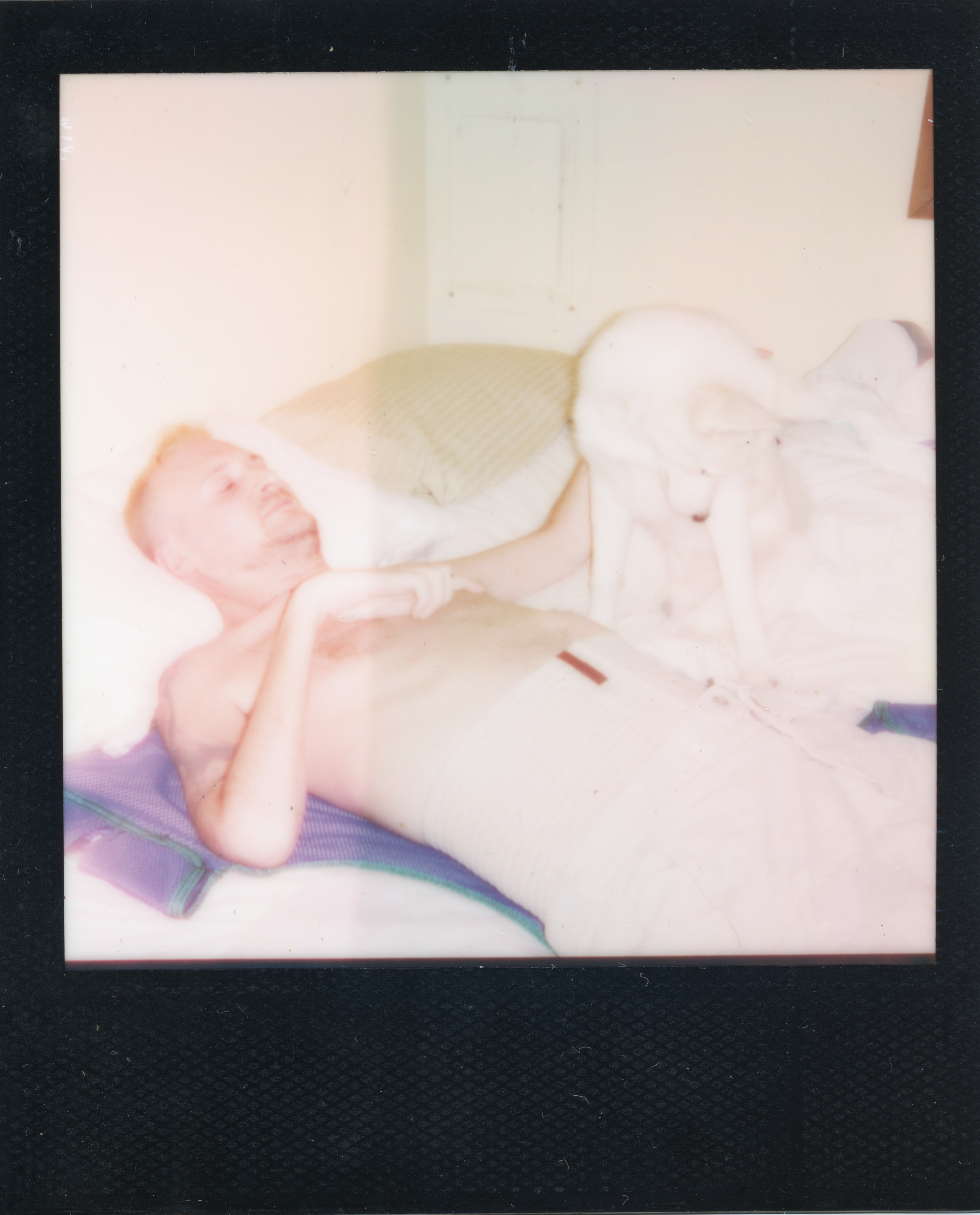 Fire Island Polaroid 115, a one-of-one instant photograph made in Fire Island Pines, New York, 2022 by Robert Andy Coombs.
