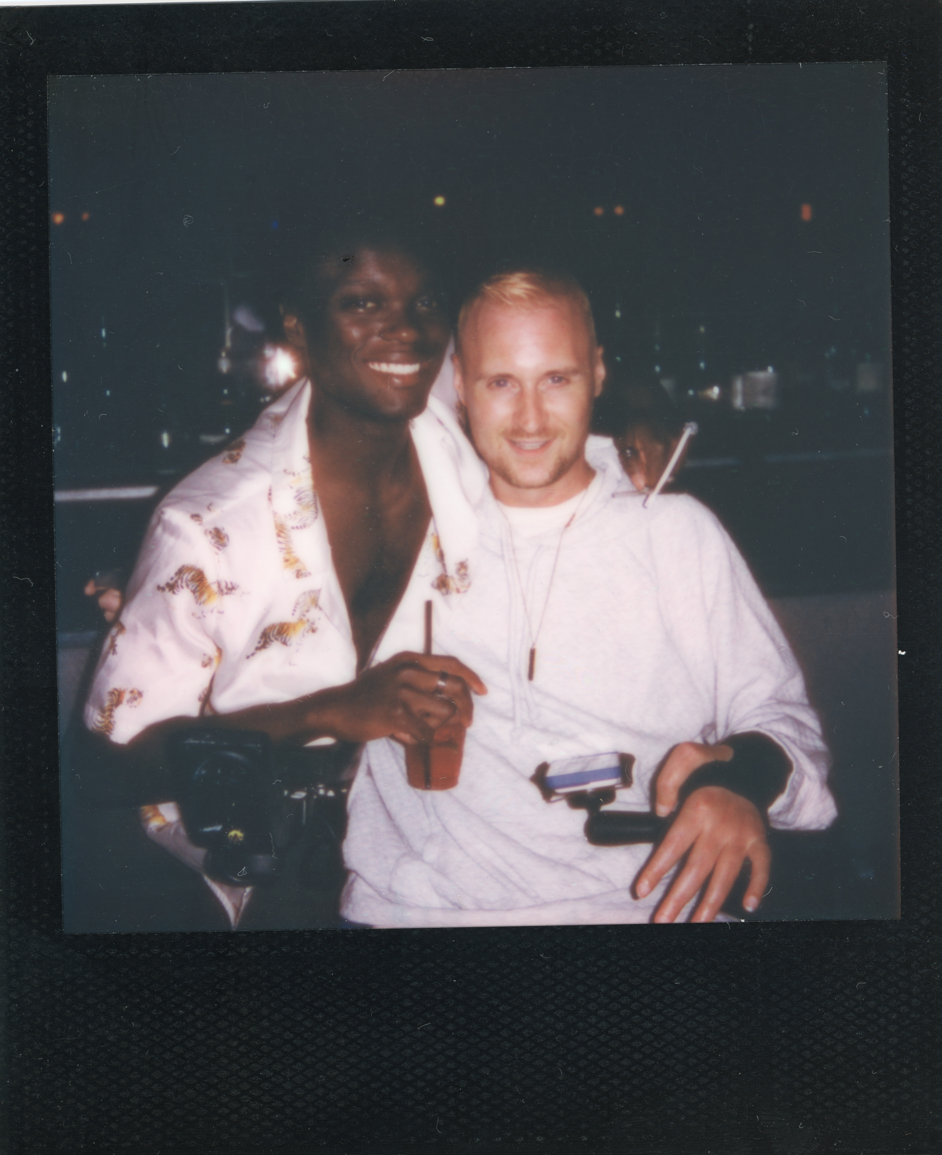 Fire Island Polaroid 012, a one-of-one instant photograph made in Fire Island Pines, New York, 2022 by Robert Andy Coombs.