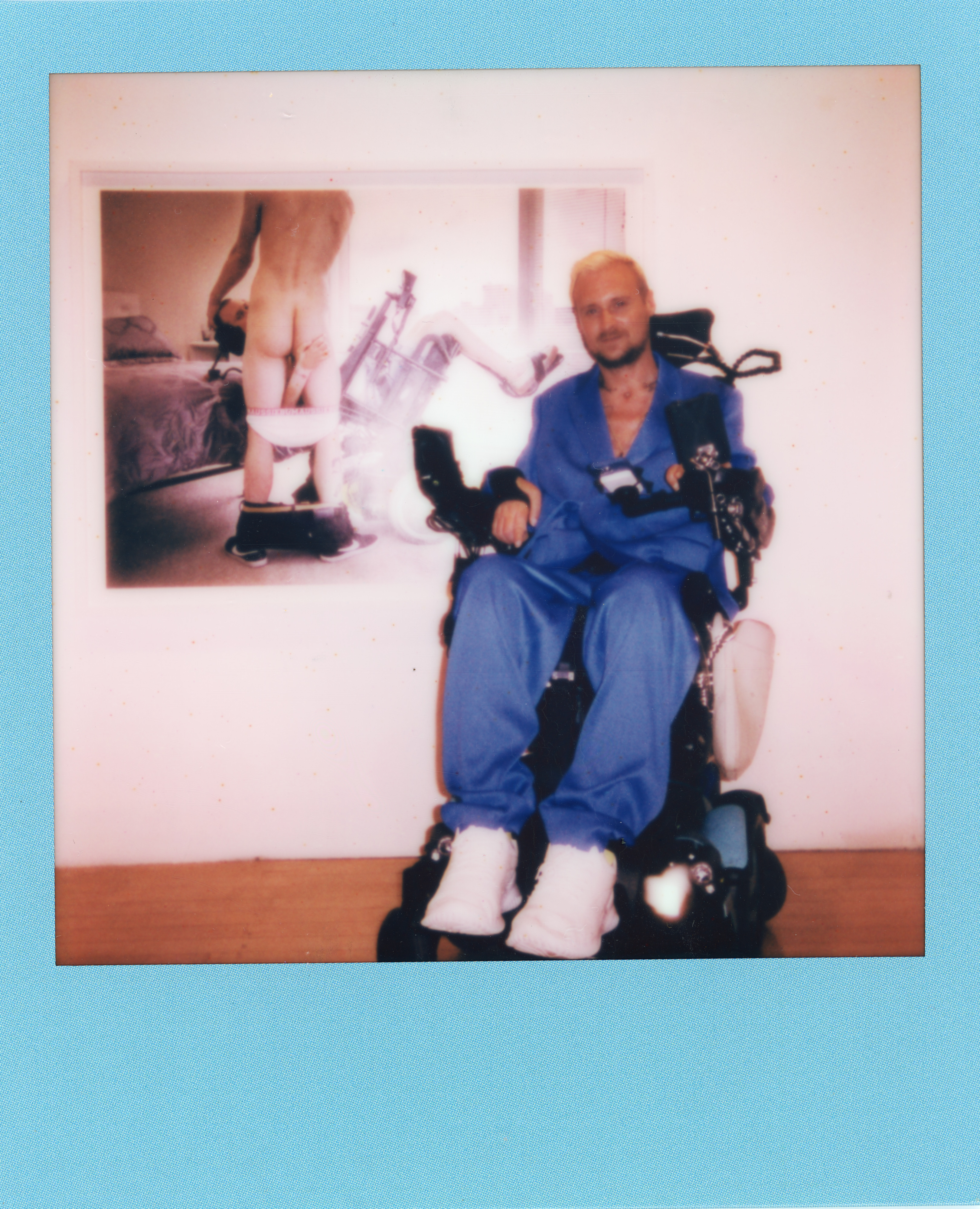 Fire Island Polaroid 131, a one-of-one instant photograph made in Fire Island Pines, New York, 2022 by Robert Andy Coombs.