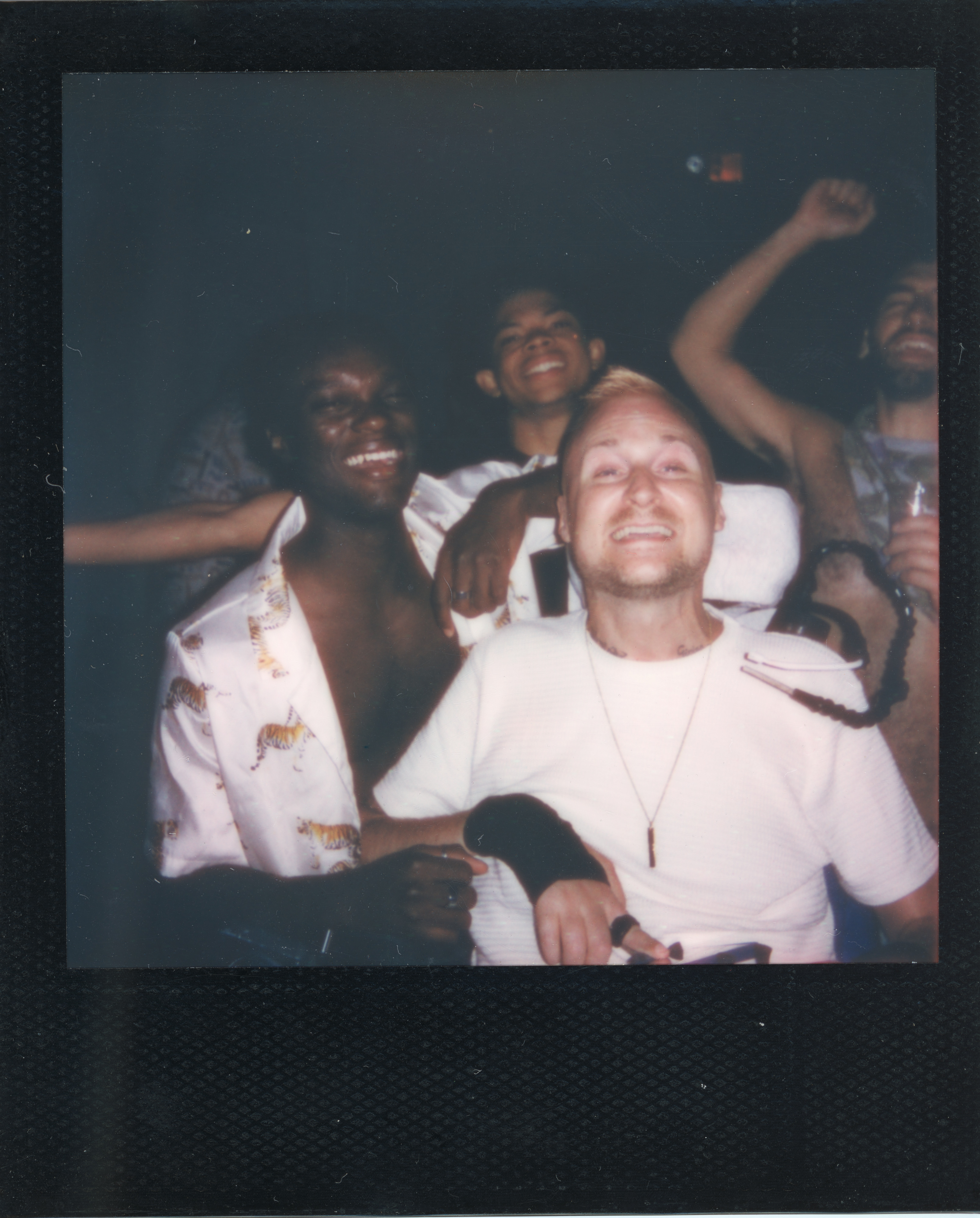 Fire Island Polaroid 015, a one-of-one instant photograph made in Fire Island Pines, New York, 2022 by Robert Andy Coombs.