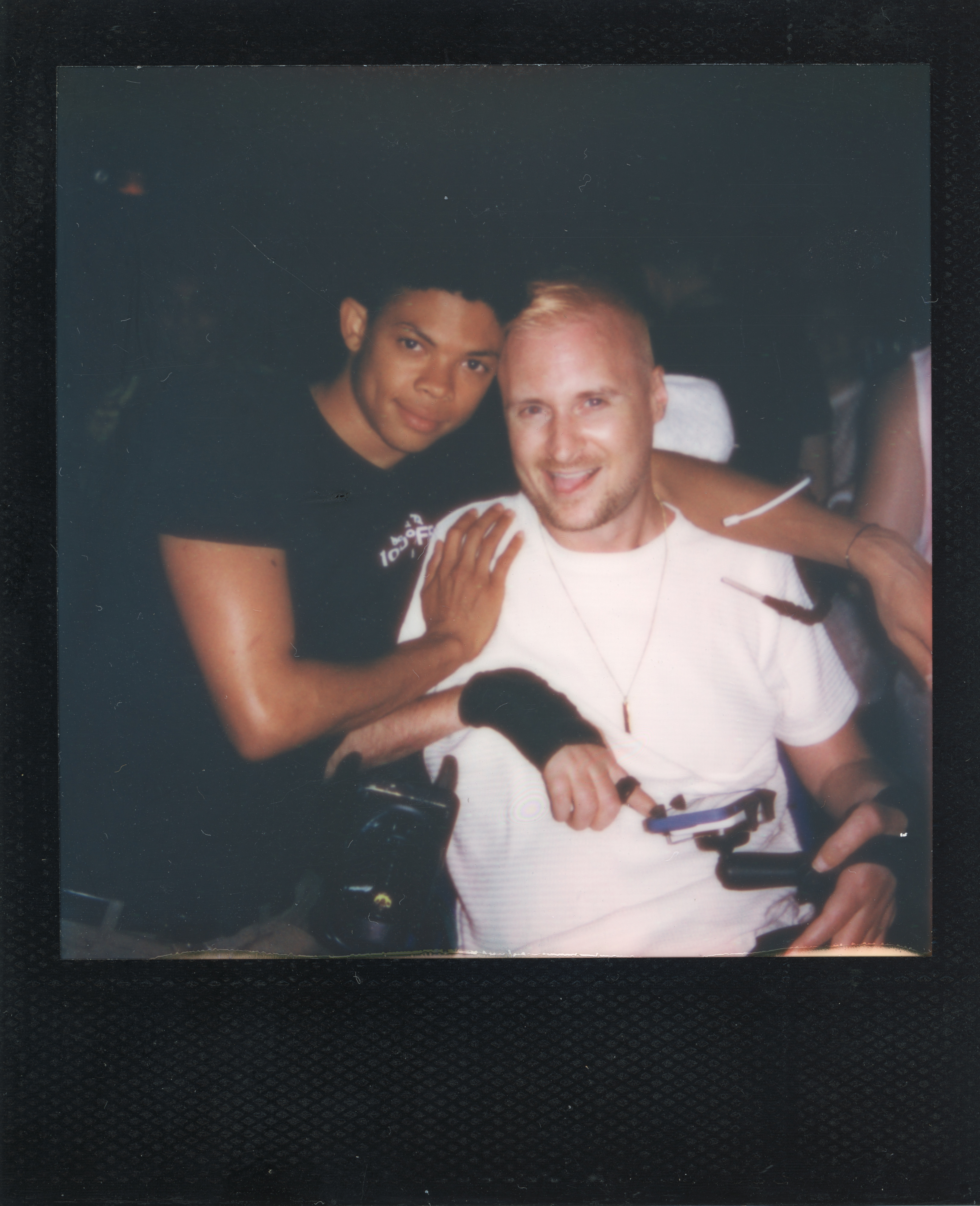Fire Island Polaroid 016, a one-of-one instant photograph made in Fire Island Pines, New York, 2022 by Robert Andy Coombs.