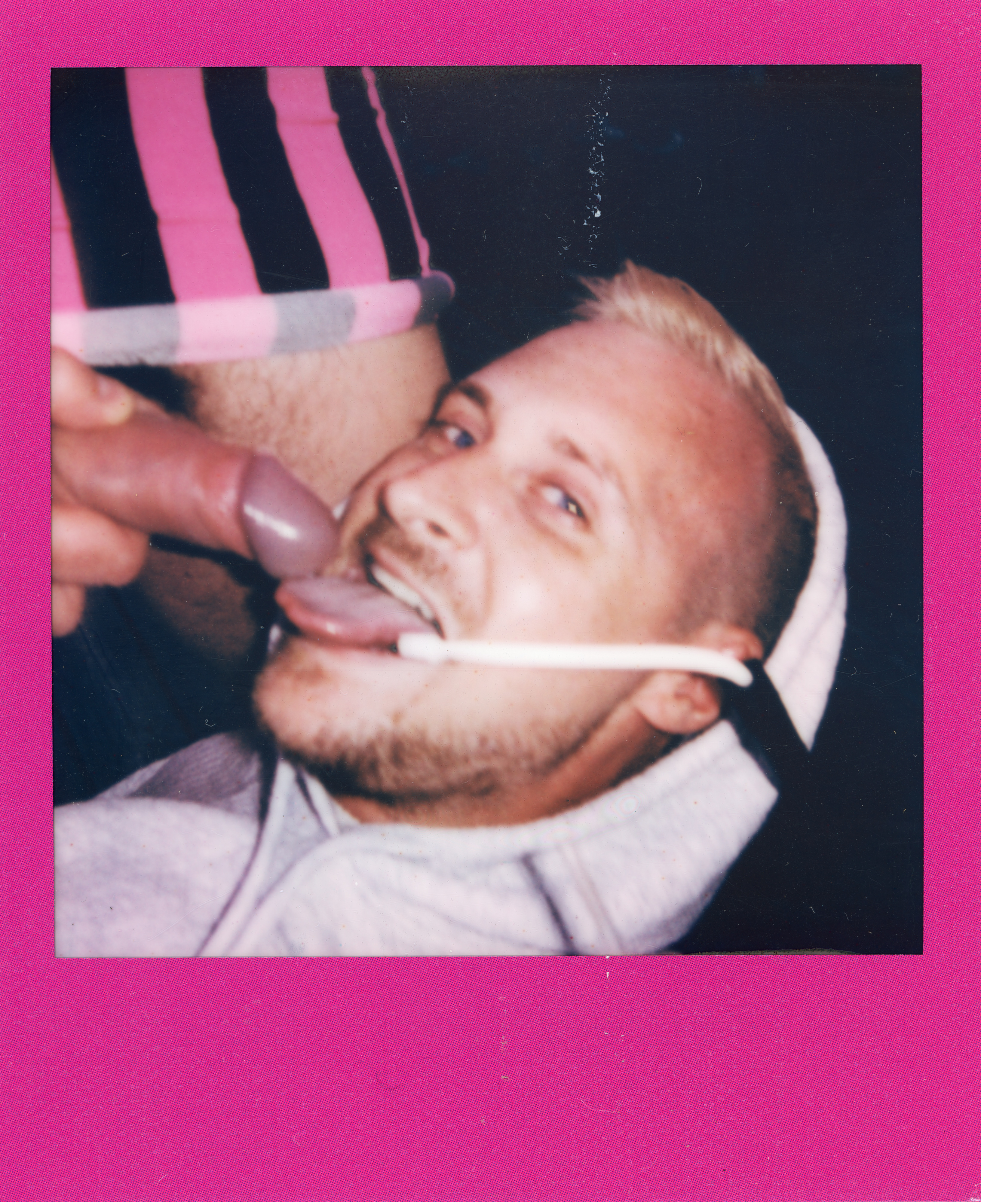 Fire Island Polaroid 021, a one-of-one instant photograph made in Fire Island Pines, New York, 2022 by Robert Andy Coombs.