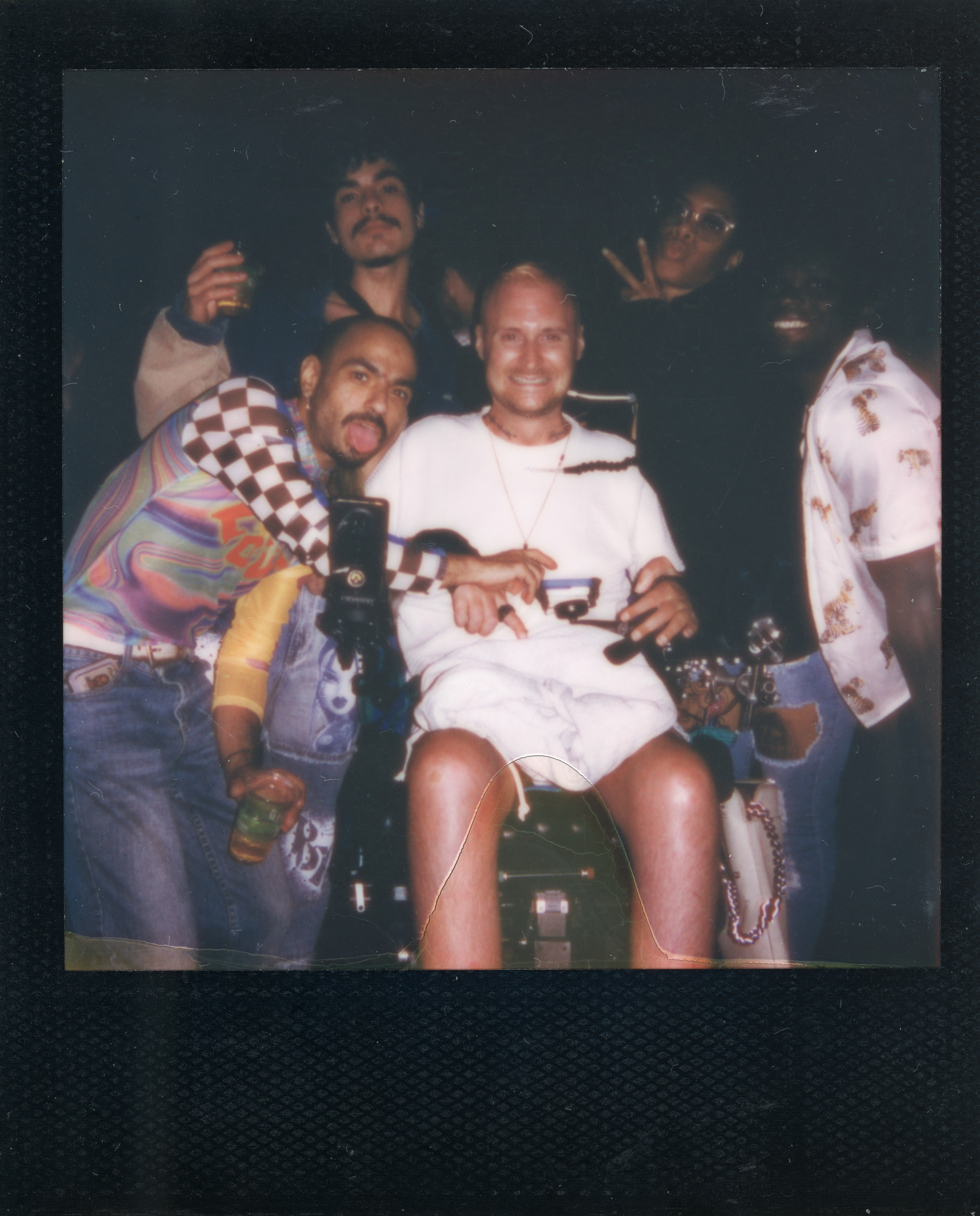 Fire Island Polaroid 025, a one-of-one instant photograph made in Fire Island Pines, New York, 2022 by Robert Andy Coombs.