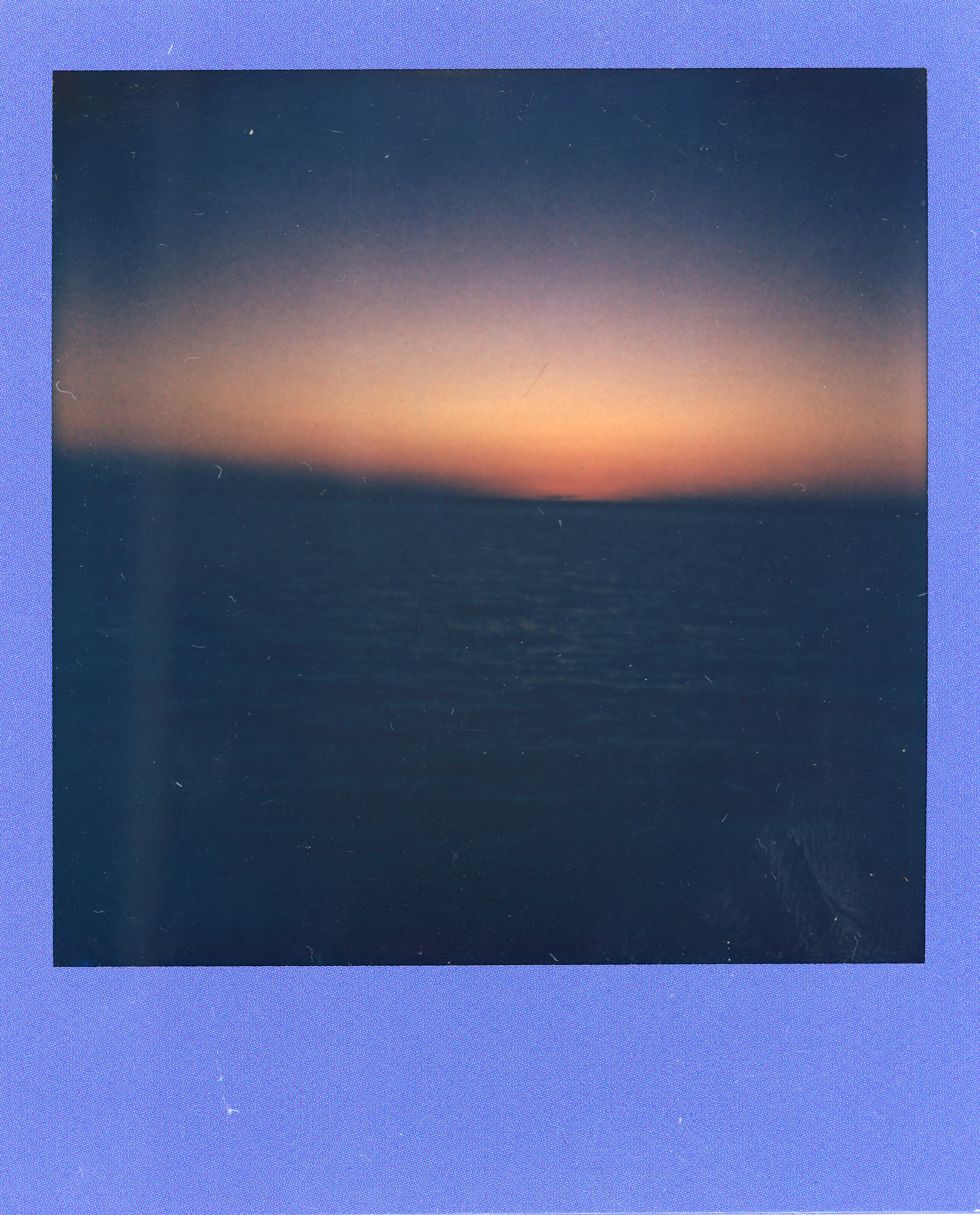 Fire Island Polaroid 027, a one-of-one instant photograph made in Fire Island Pines, New York, 2022 by Robert Andy Coombs.