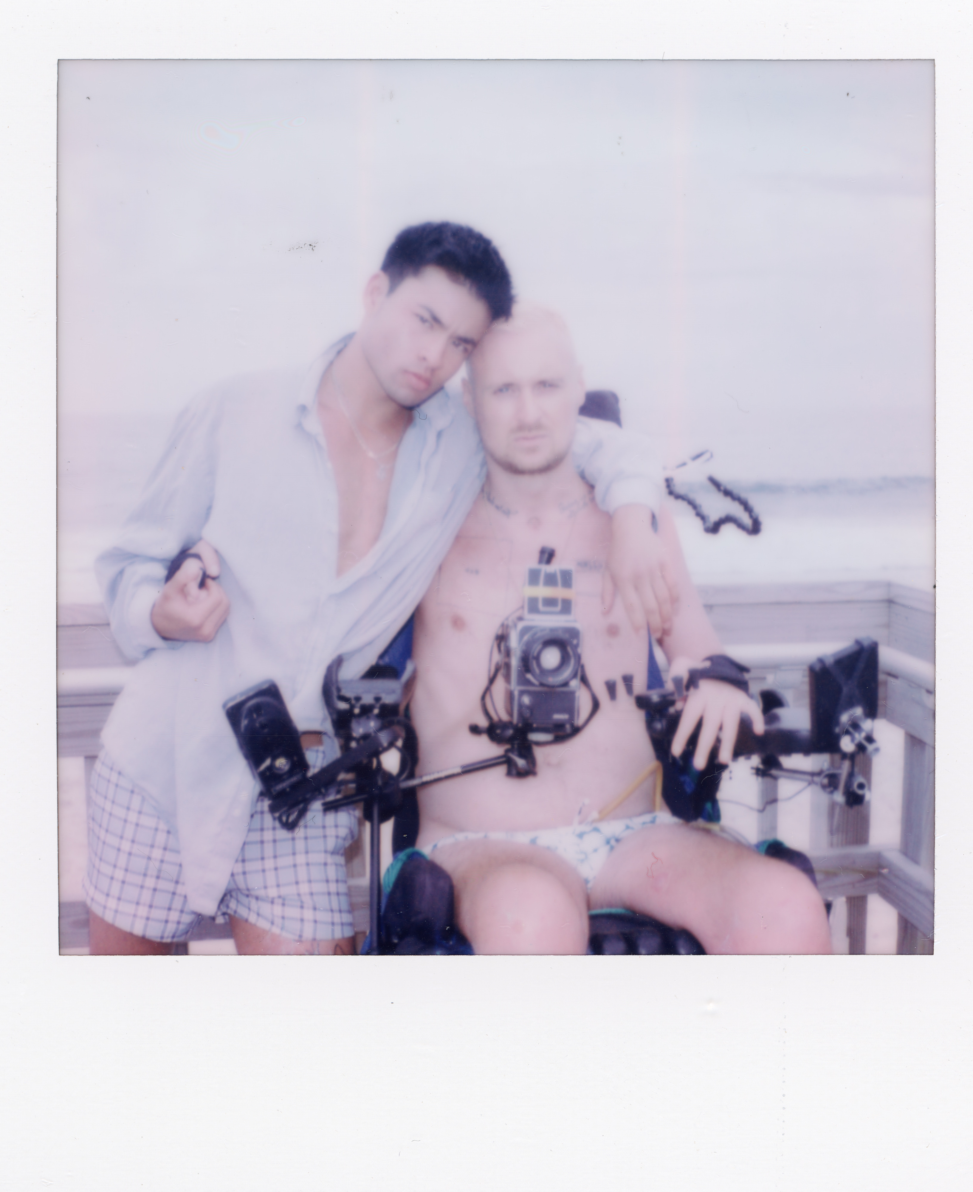 Fire Island Polaroid 038, a one-of-one instant photograph made in Fire Island Pines, New York, 2022 by Robert Andy Coombs.