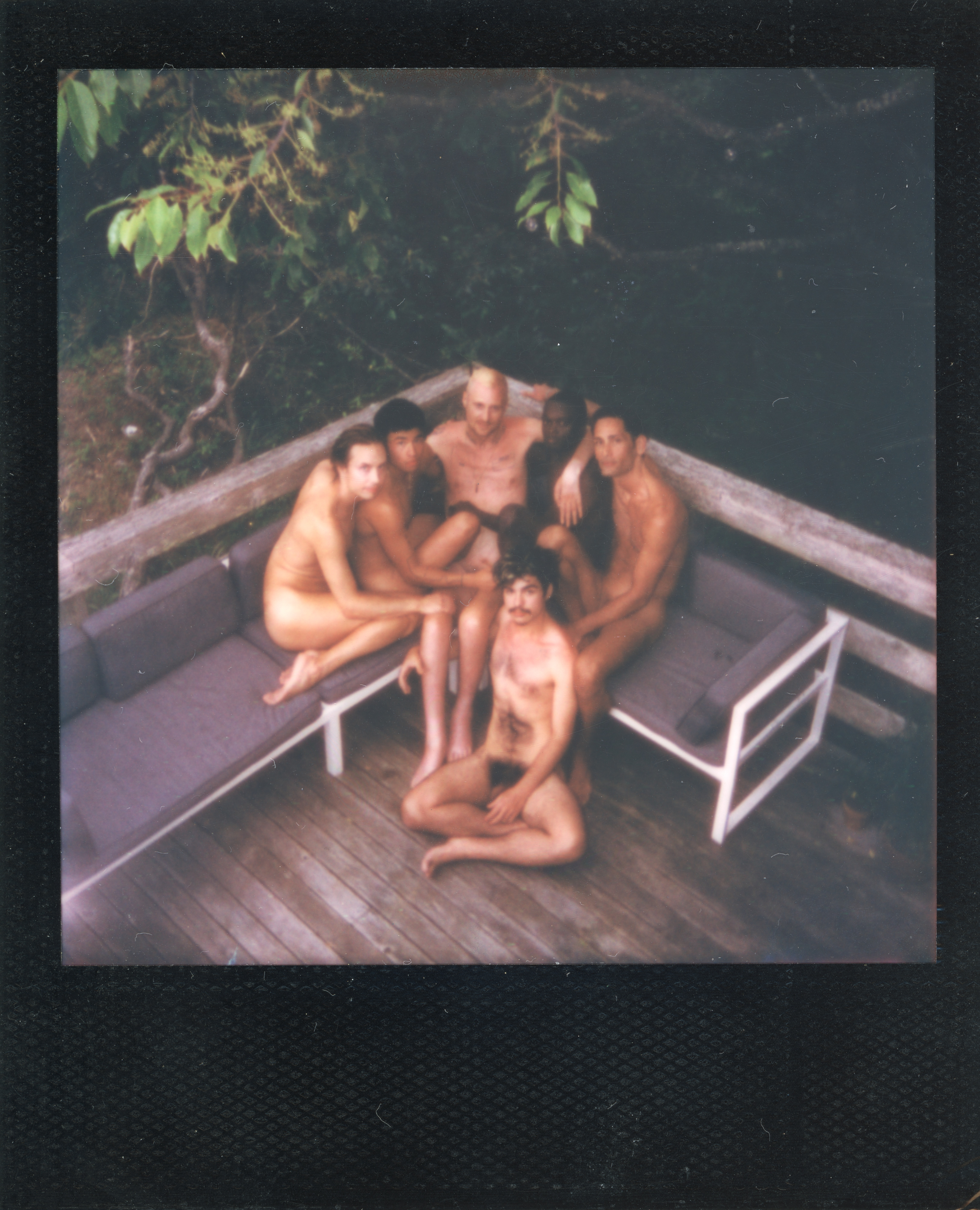 Fire Island Polaroid 040, a one-of-one instant photograph made in Fire Island Pines, New York, 2022 by Robert Andy Coombs.