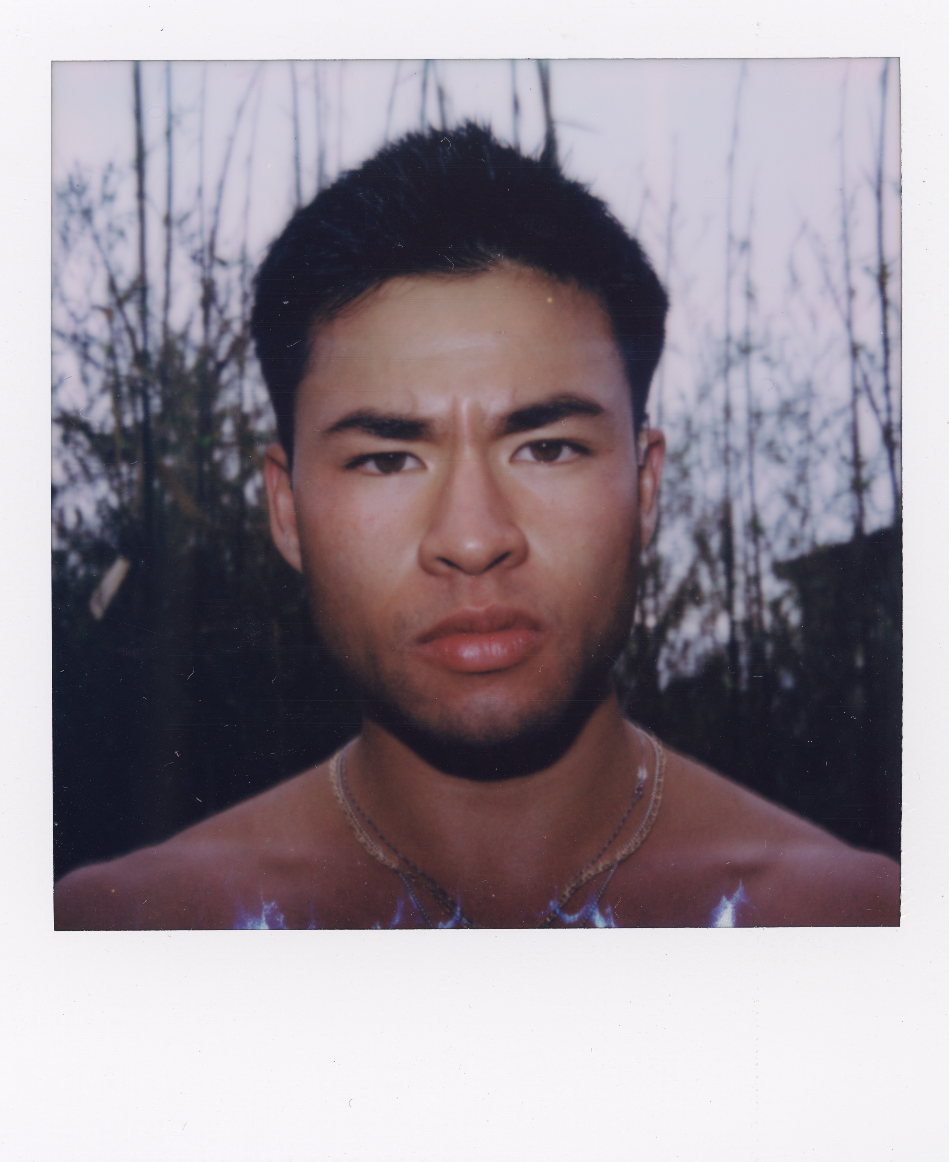 Fire Island Polaroid 041, a one-of-one instant photograph made in Fire Island Pines, New York, 2022 by Robert Andy Coombs.