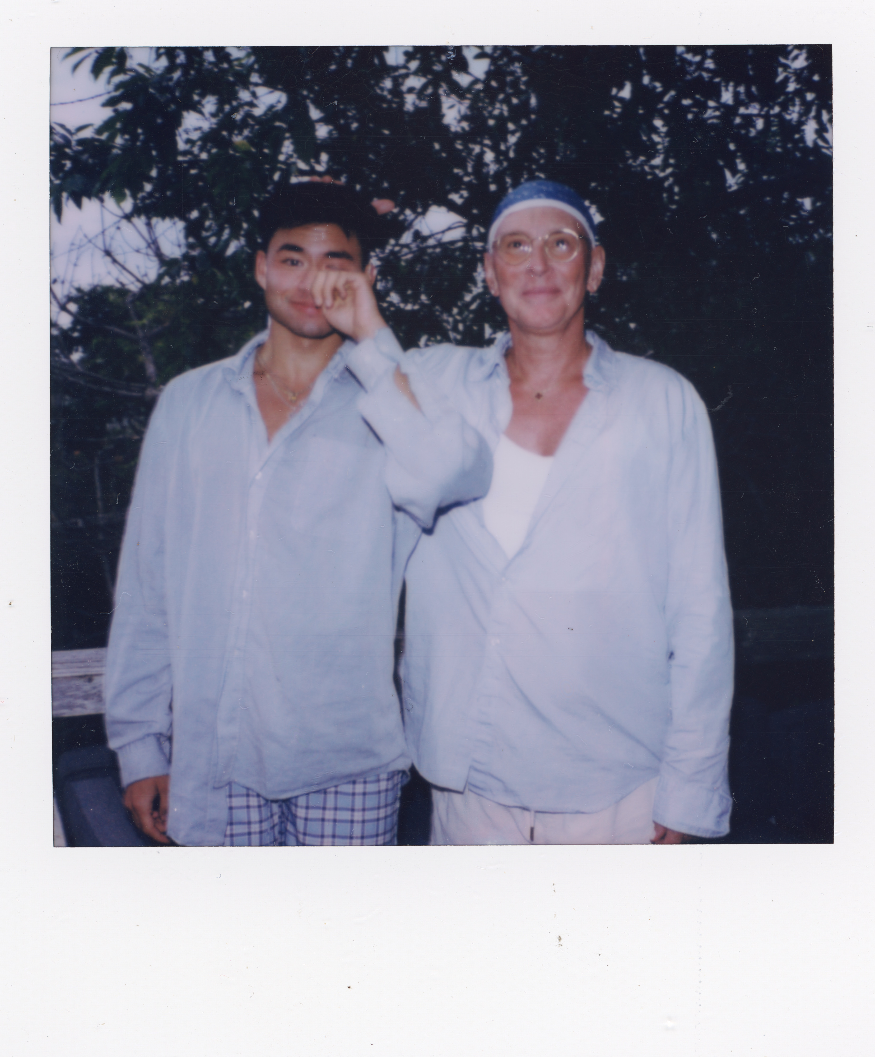 Fire Island Polaroid 042, a one-of-one instant photograph made in Fire Island Pines, New York, 2022 by Robert Andy Coombs.