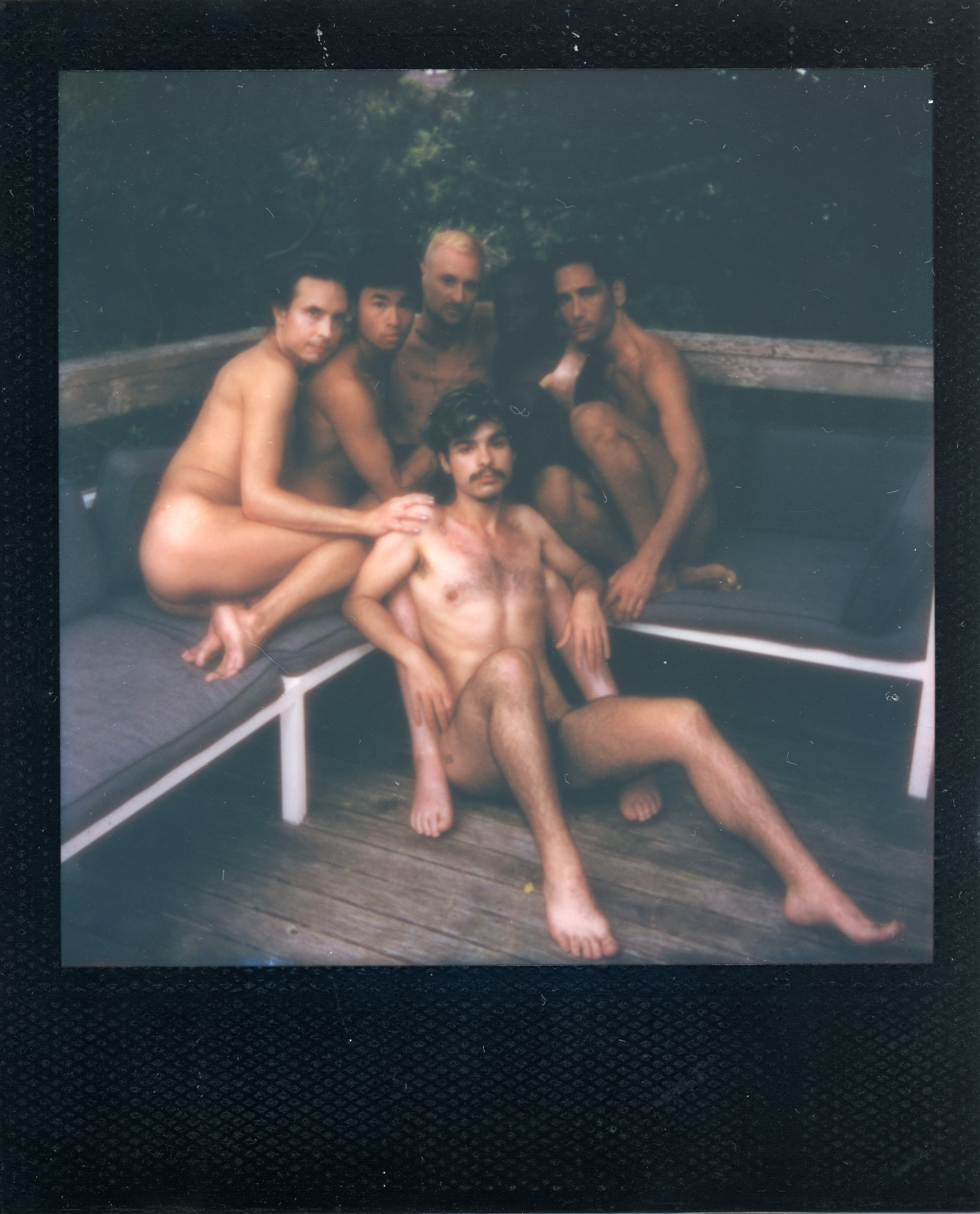 Fire Island Polaroid 043, a one-of-one instant photograph made in Fire Island Pines, New York, 2022 by Robert Andy Coombs.