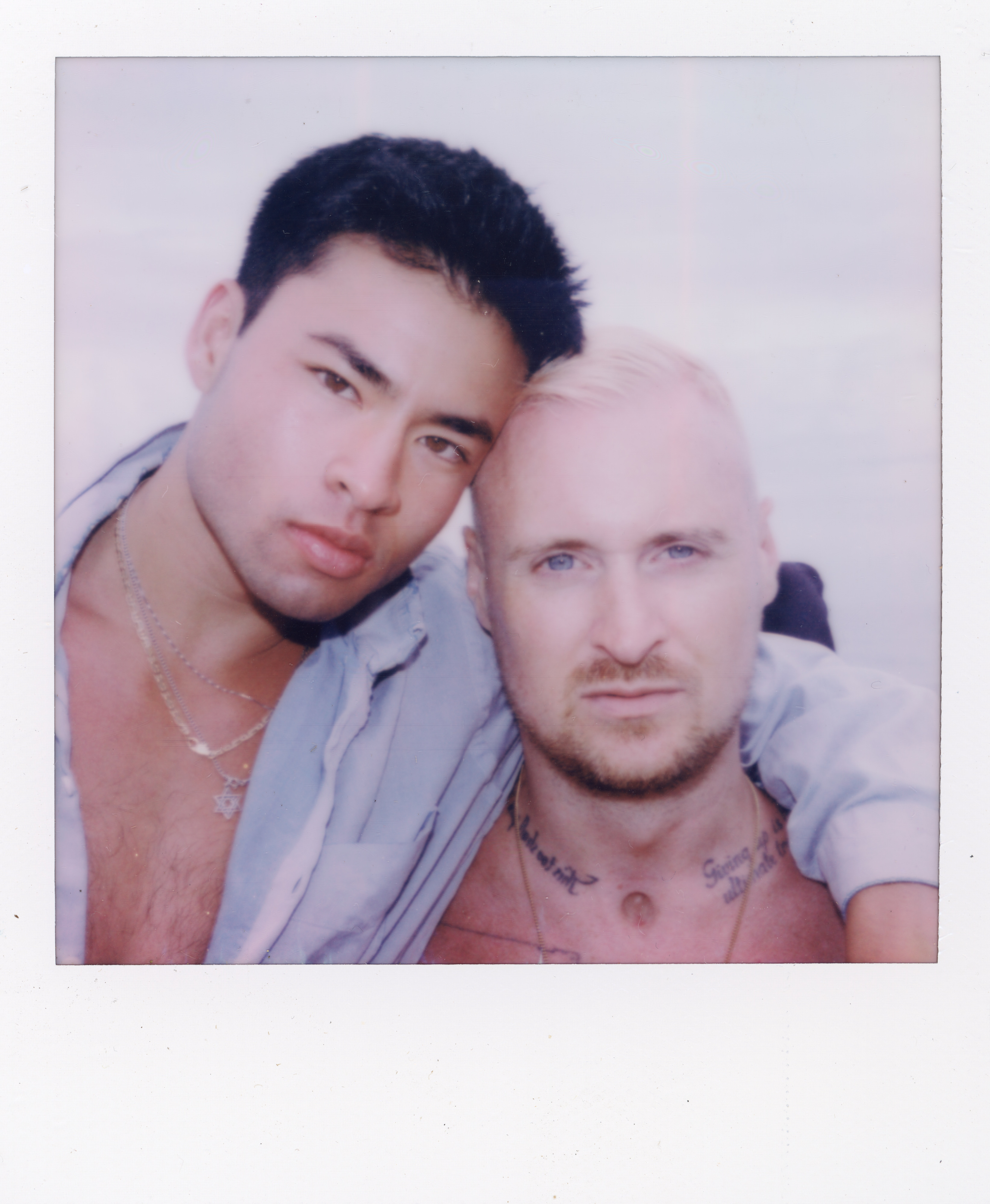 Fire Island Polaroid 045, a one-of-one instant photograph made in Fire Island Pines, New York, 2022 by Robert Andy Coombs.