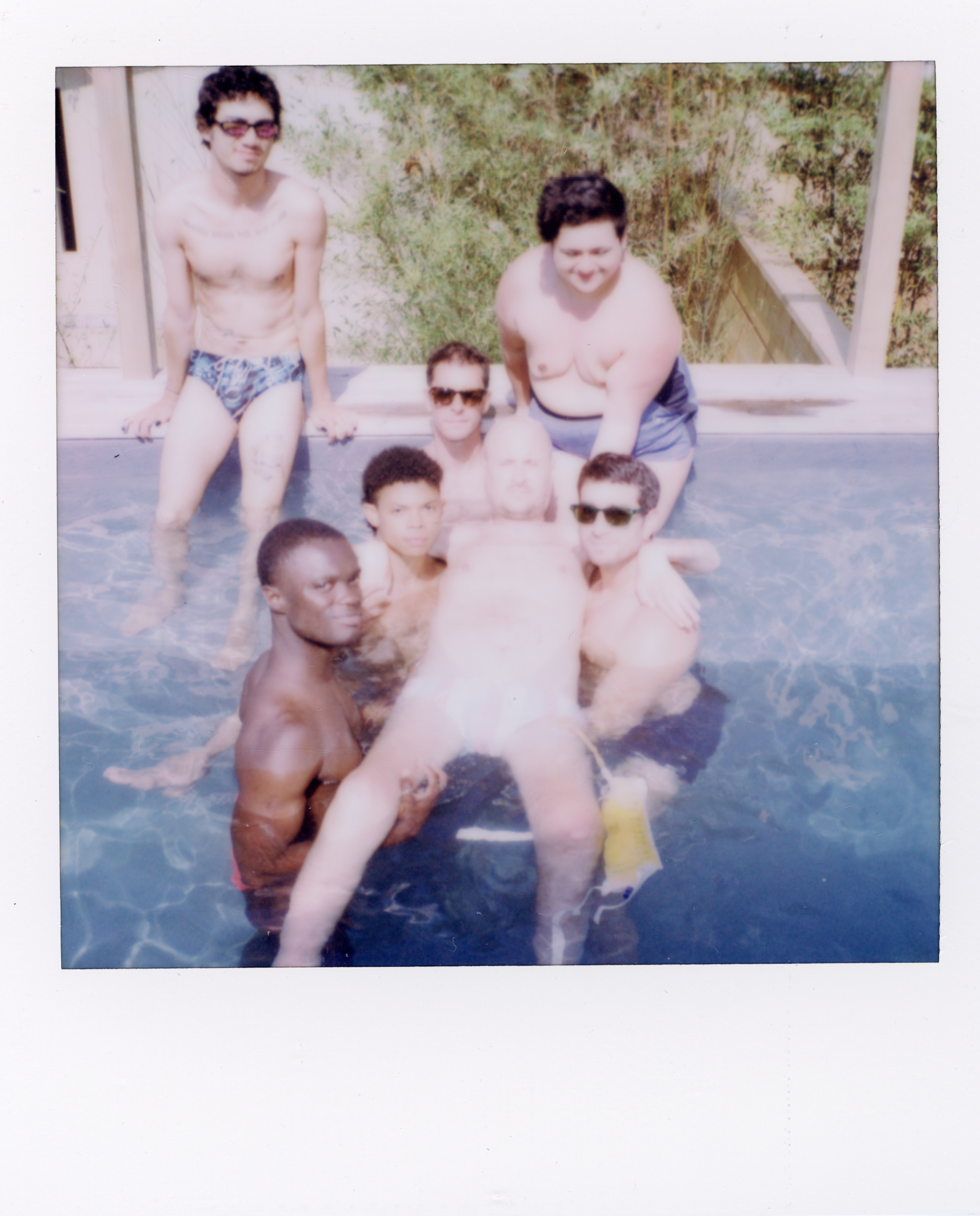 Fire Island Polaroid 054, a one-of-one instant photograph made in Fire Island Pines, New York, 2022 by Robert Andy Coombs.