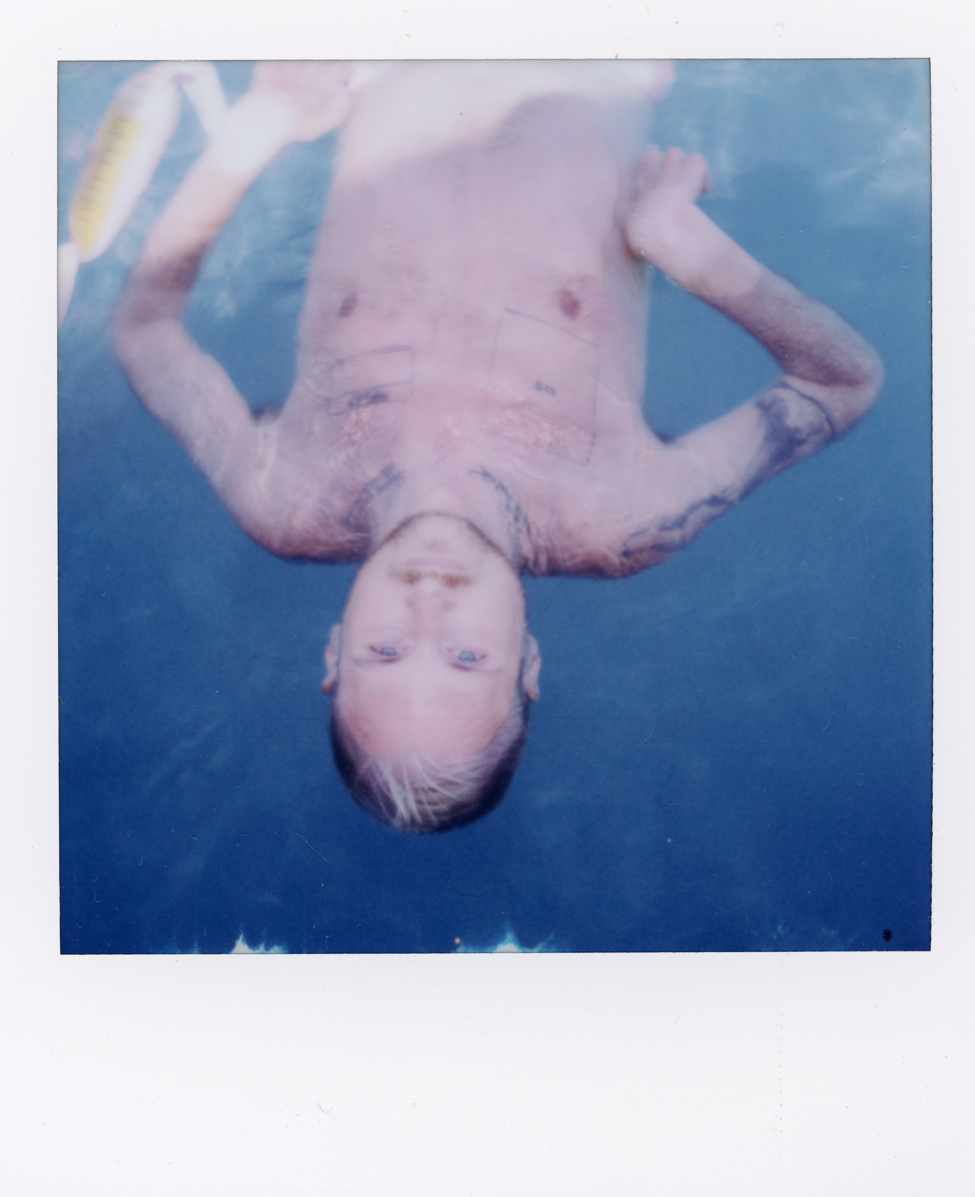 Fire Island Polaroid 058, a one-of-one instant photograph made in Fire Island Pines, New York, 2022 by Robert Andy Coombs.