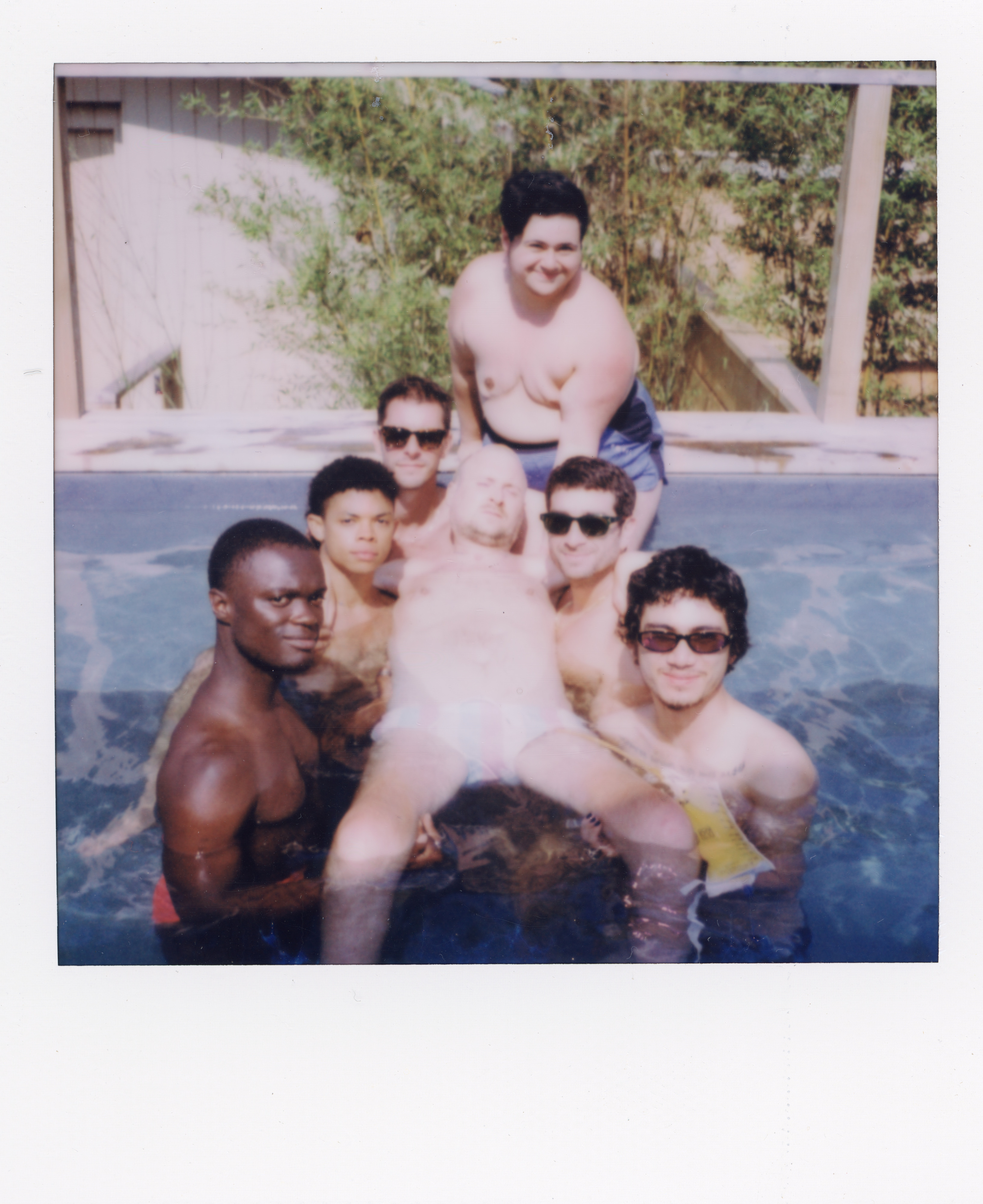 Fire Island Polaroid 059, a one-of-one instant photograph made in Fire Island Pines, New York, 2022 by Robert Andy Coombs.