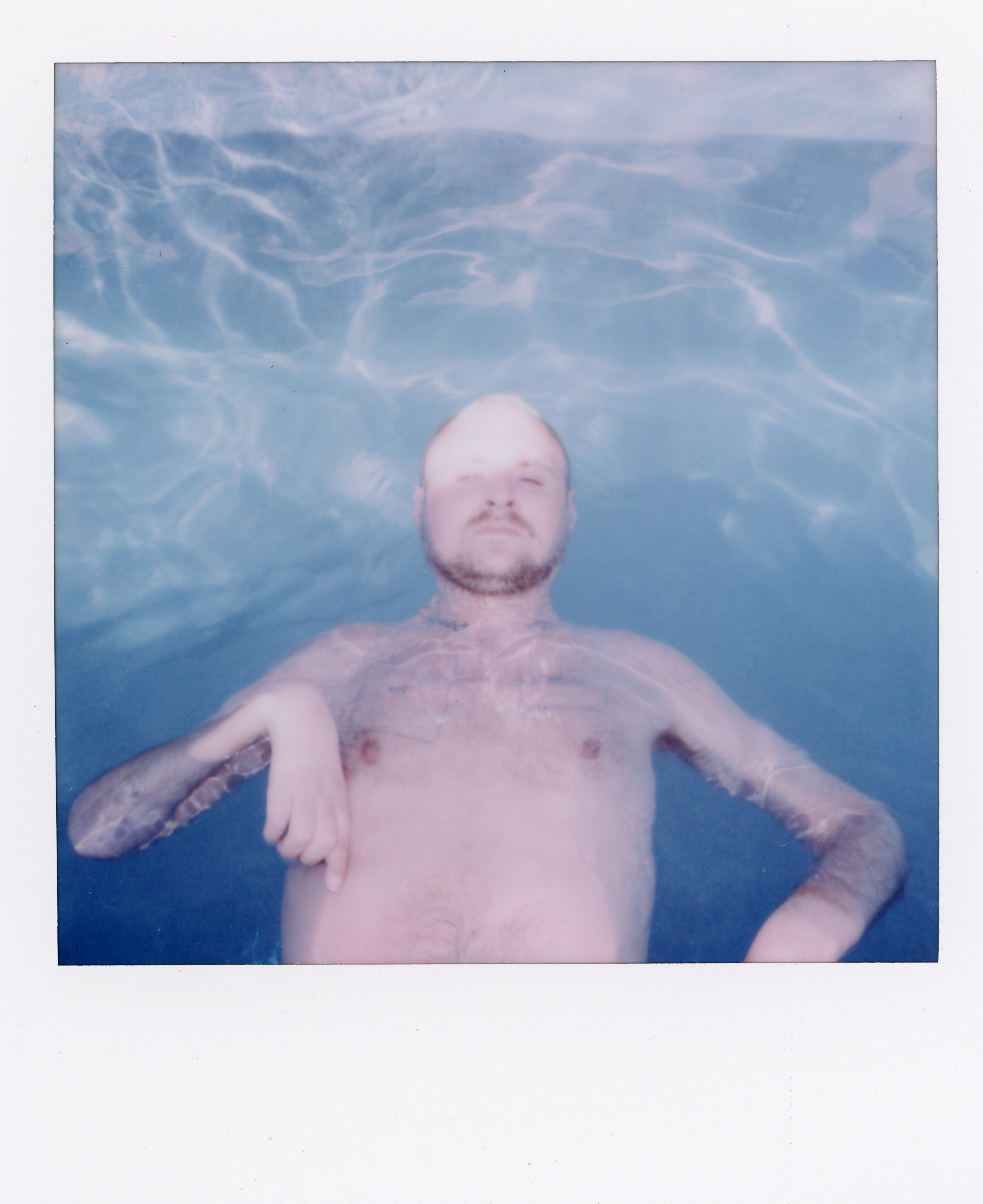 Fire Island Polaroid 062, a one-of-one instant photograph made in Fire Island Pines, New York, 2022 by Robert Andy Coombs.