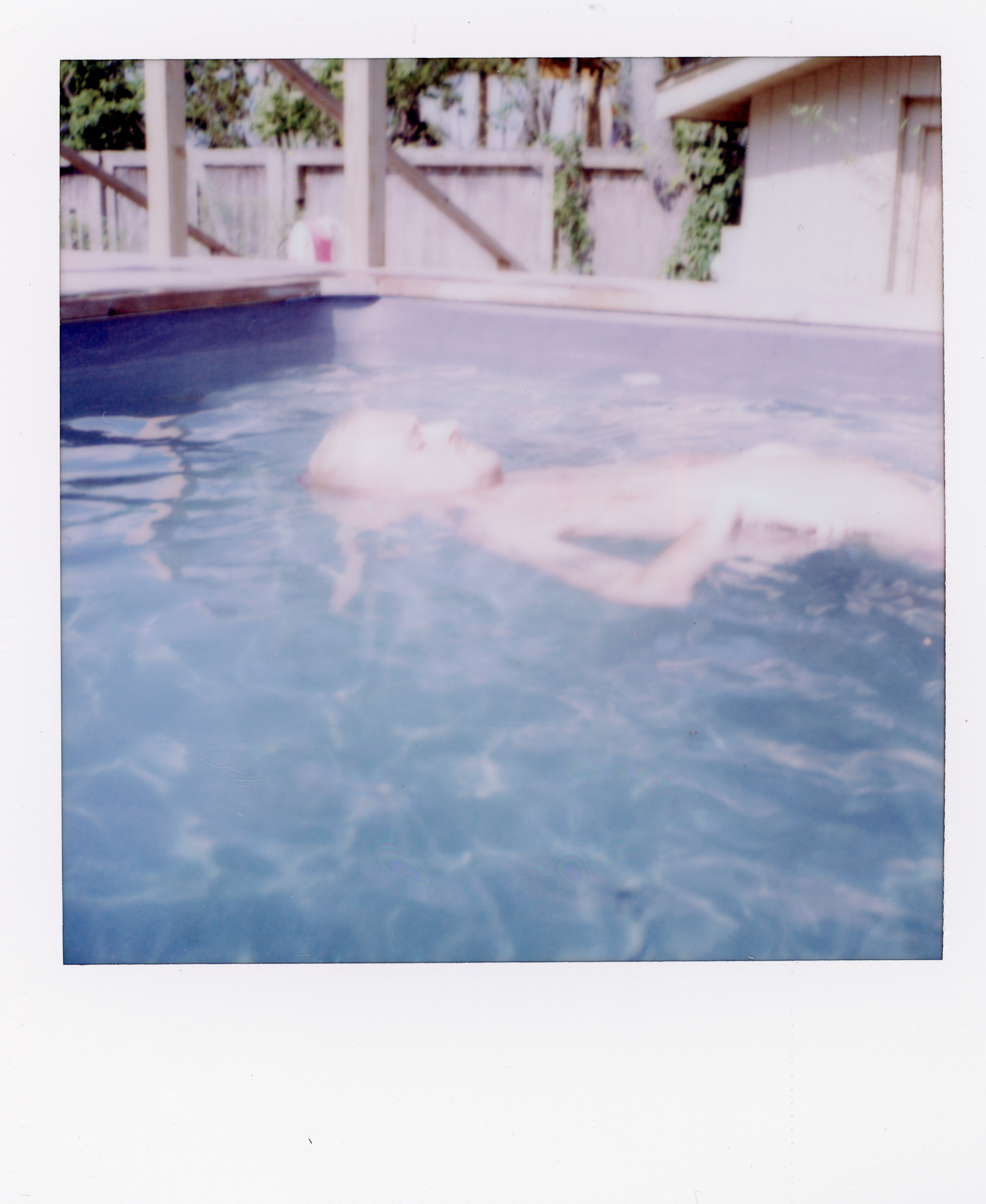 Fire Island Polaroid 065, a one-of-one instant photograph made in Fire Island Pines, New York, 2022 by Robert Andy Coombs.