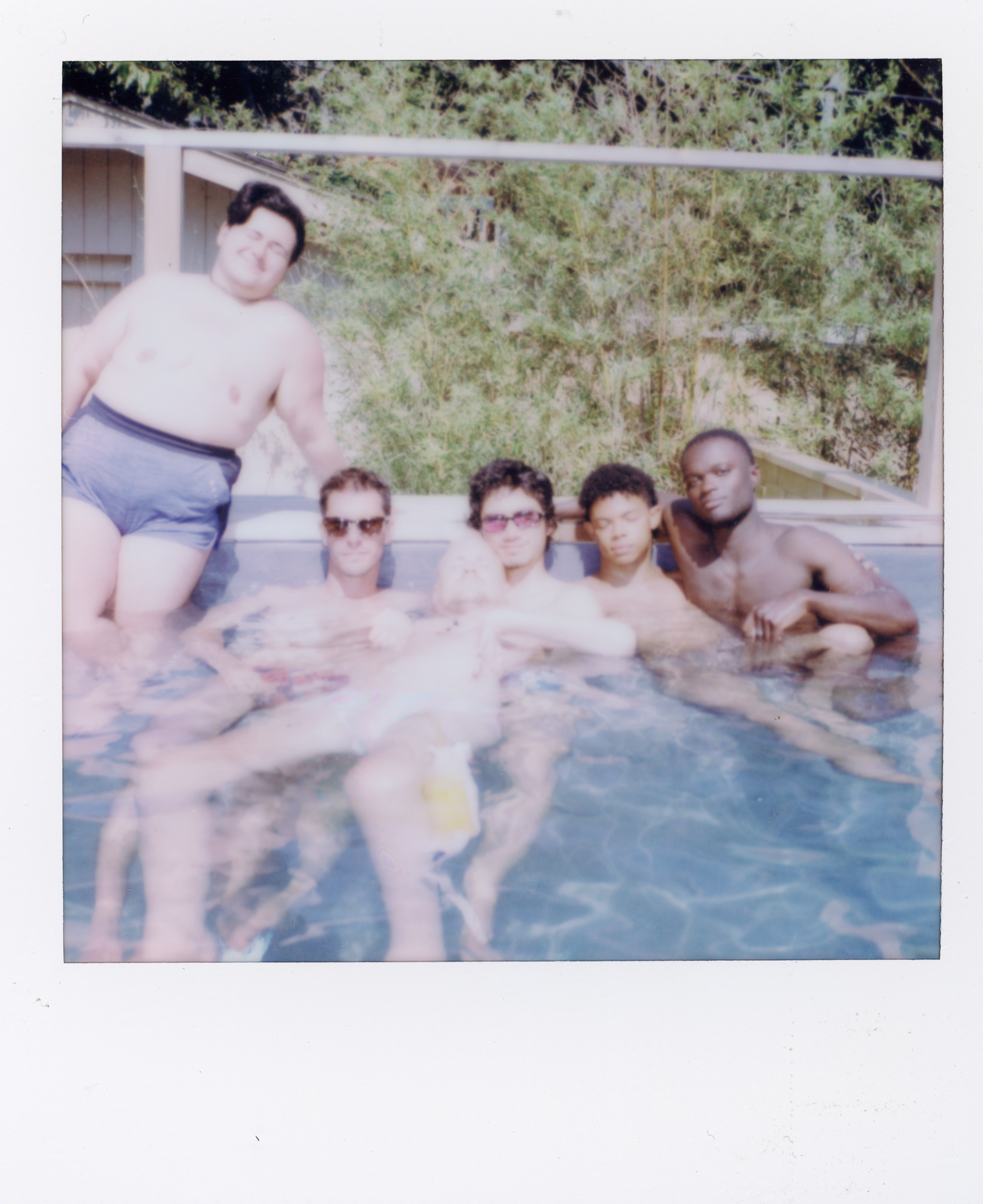 Fire Island Polaroid 070, a one-of-one instant photograph made in Fire Island Pines, New York, 2022 by Robert Andy Coombs.
