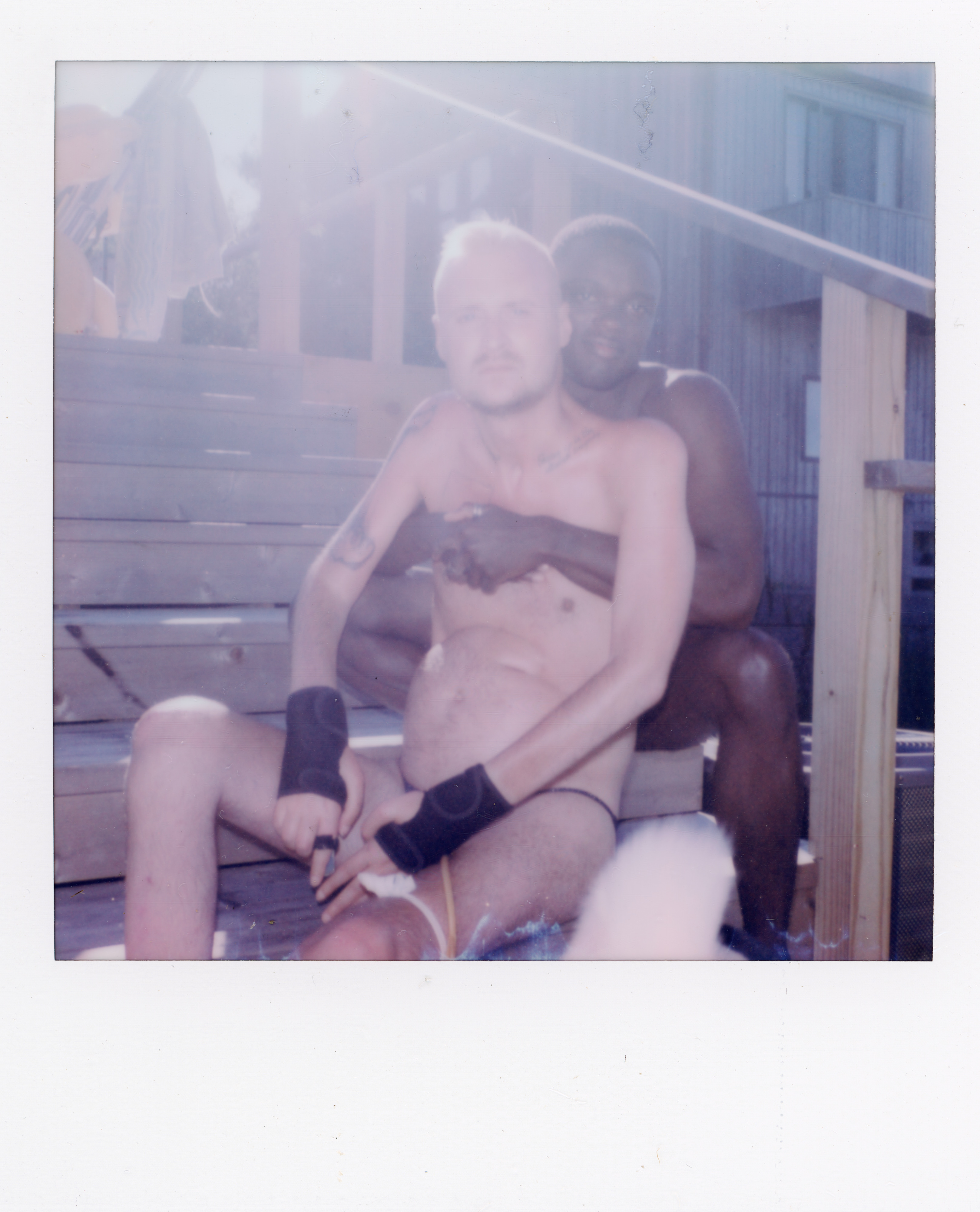 Fire Island Polaroid 071, a one-of-one instant photograph made in Fire Island Pines, New York, 2022 by Robert Andy Coombs.