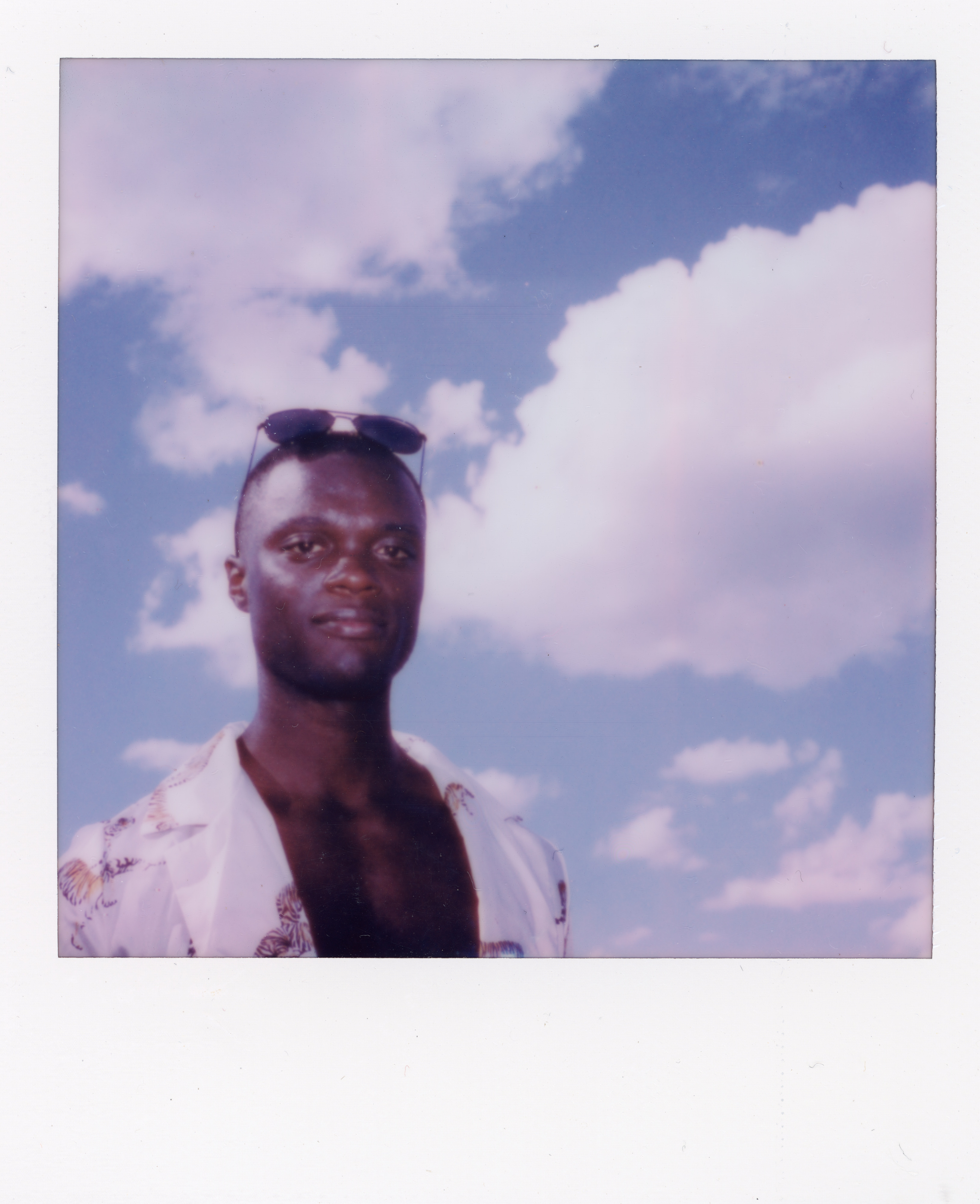 Fire Island Polaroid 088, a one-of-one instant photograph made in Fire Island Pines, New York, 2022 by Robert Andy Coombs.