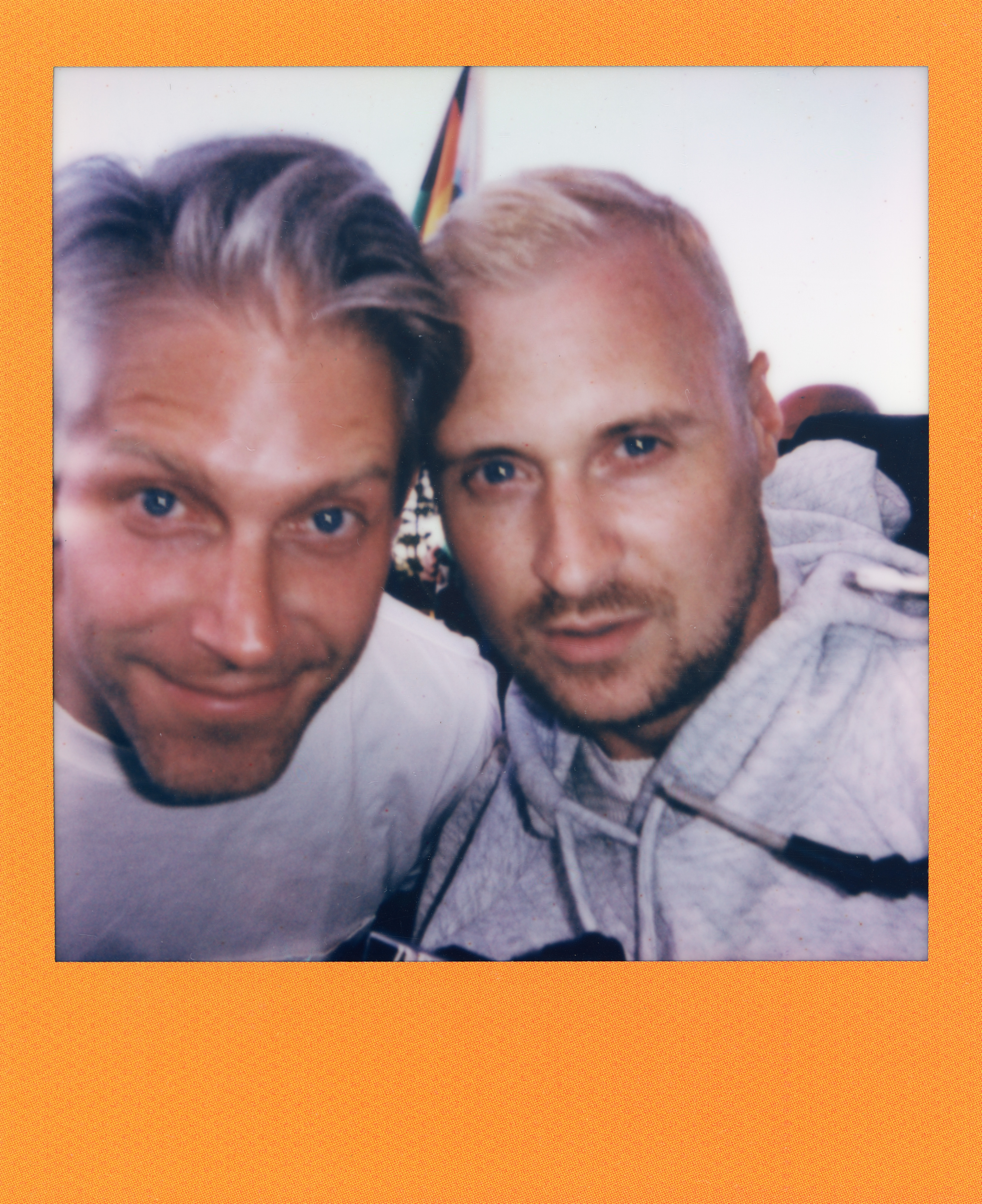 Fire Island Polaroid 009, a one-of-one instant photograph made in Fire Island Pines, New York, 2022 by Robert Andy Coombs.