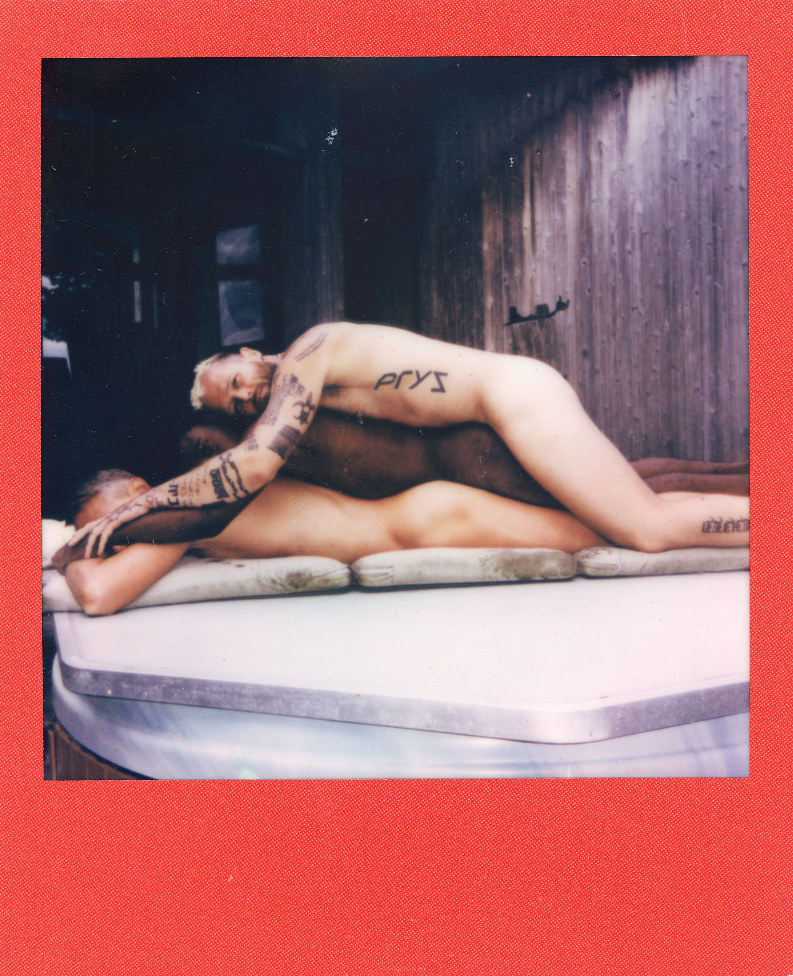 Fire Island Polaroid 090, a one-of-one instant photograph made in Fire Island Pines, New York, 2022 by Robert Andy Coombs.