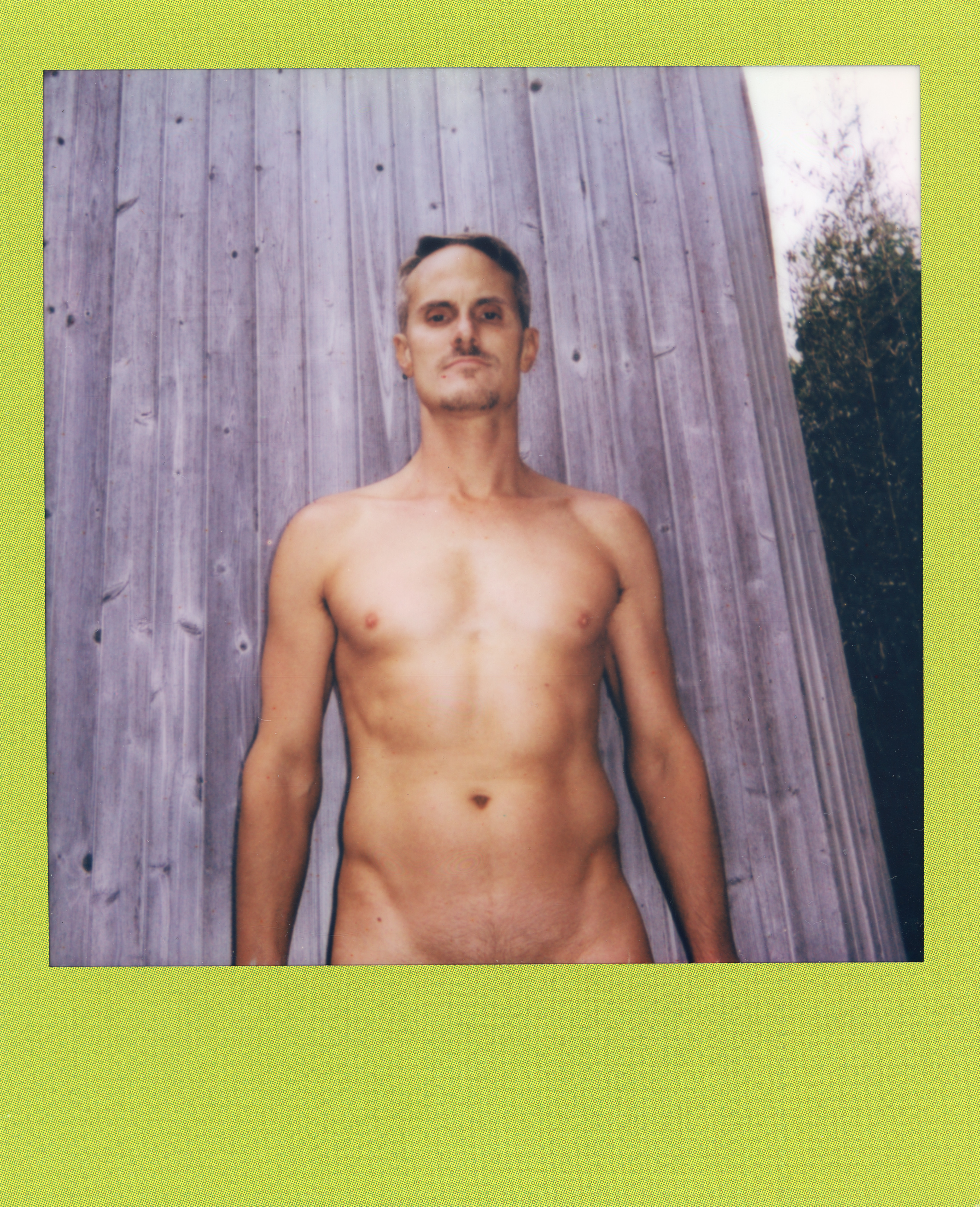 Fire Island Polaroid 092, a one-of-one instant photograph made in Fire Island Pines, New York, 2022 by Robert Andy Coombs.