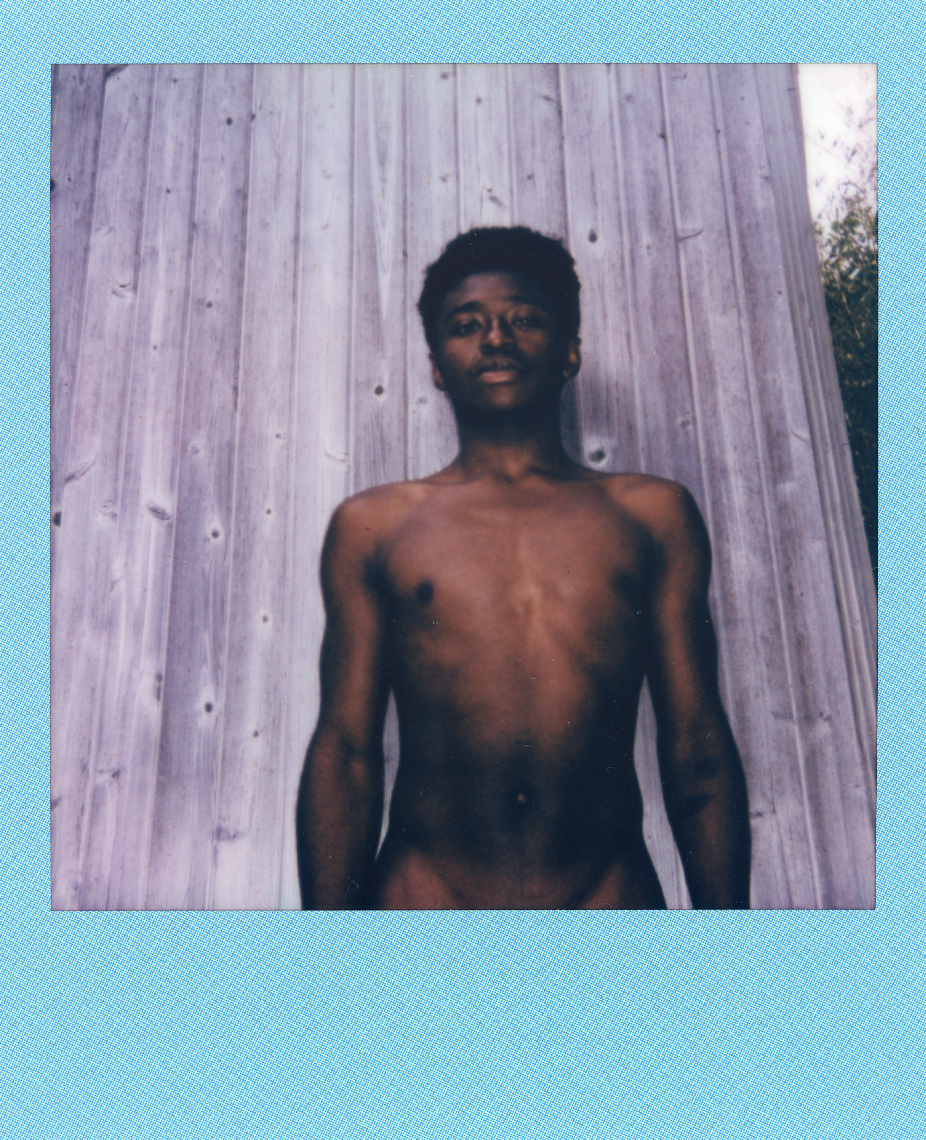 Fire Island Polaroid 095, a one-of-one instant photograph made in Fire Island Pines, New York, 2022 by Robert Andy Coombs.