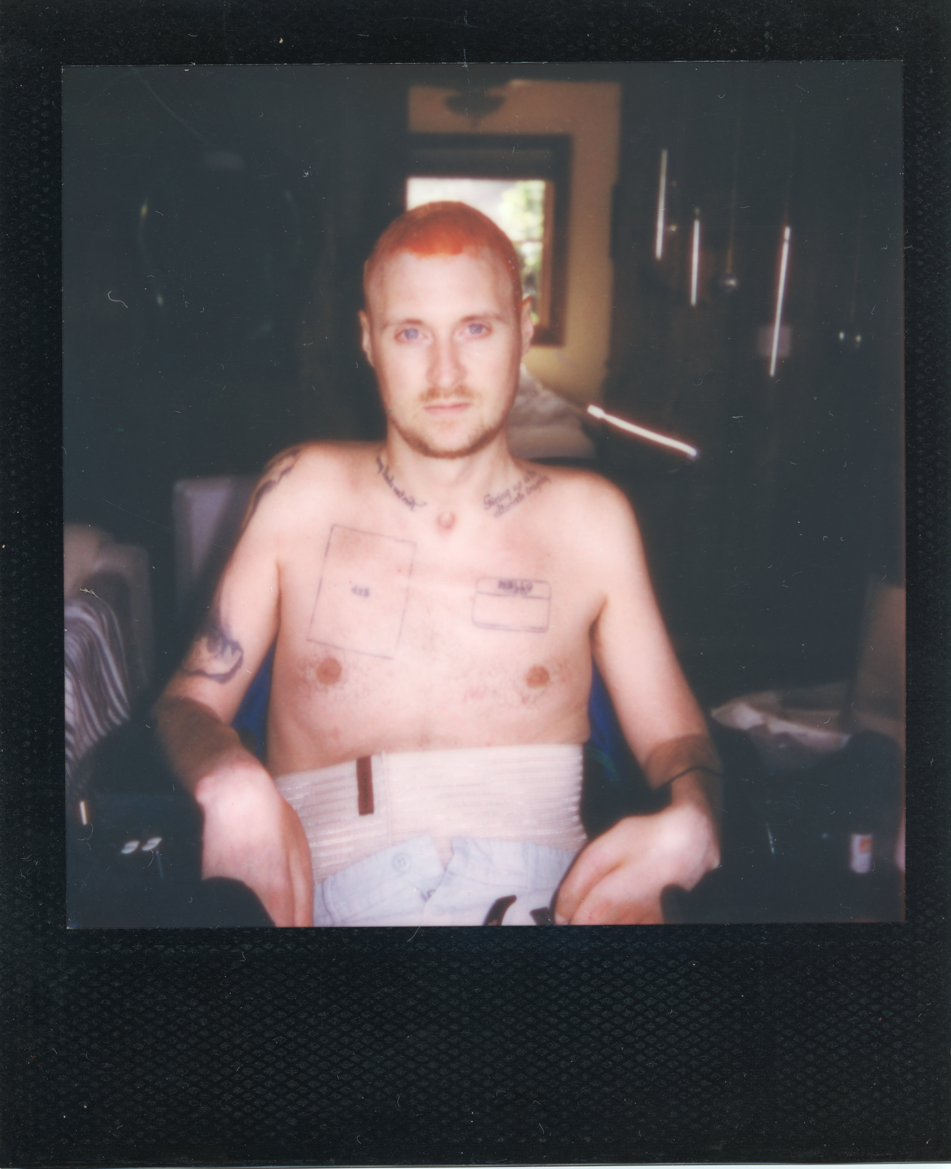Fire Island Polaroid 099, a one-of-one instant photograph made in Fire Island Pines, New York, 2022 by Robert Andy Coombs.