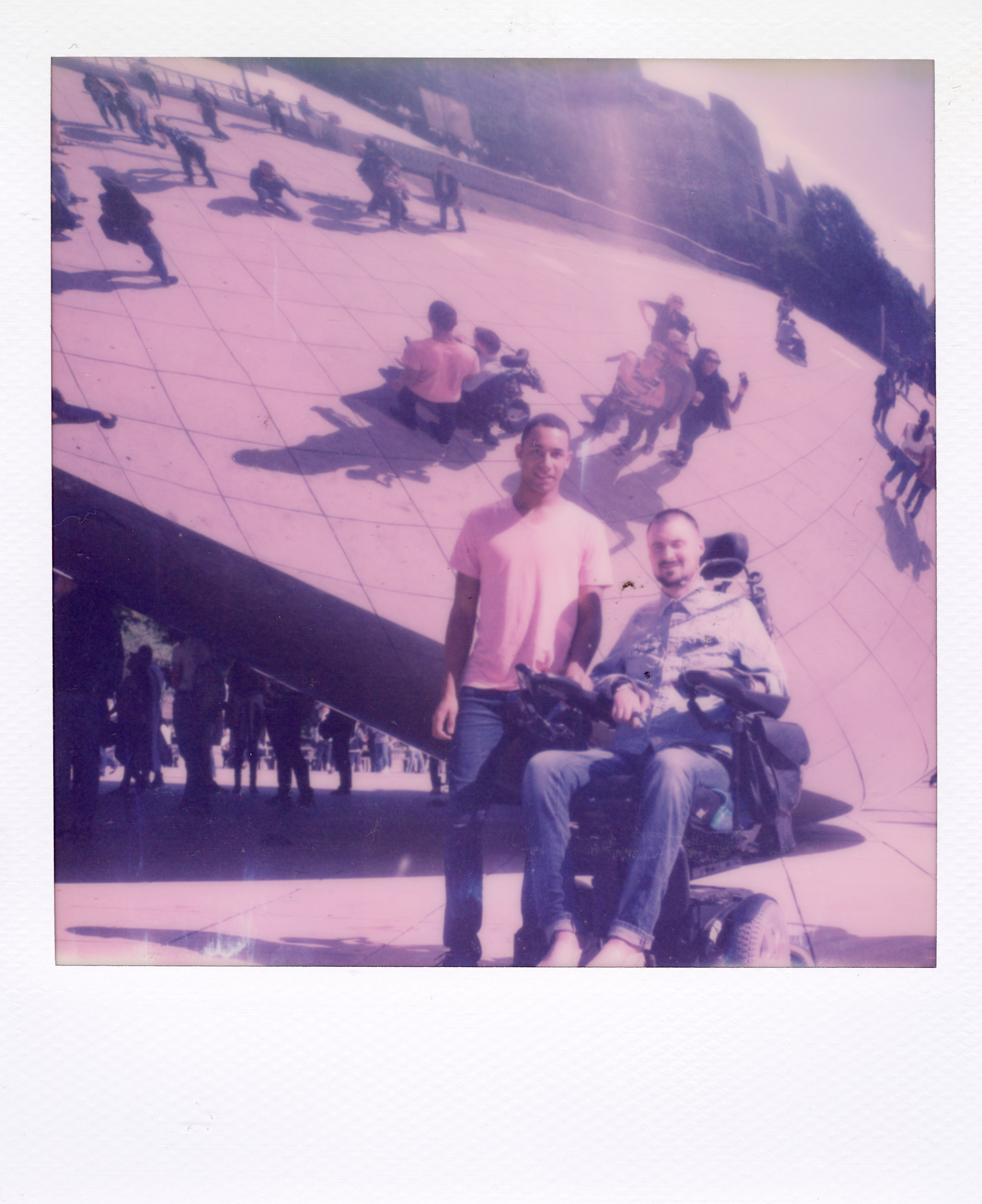 Grand Rapids Polaroid 100, a one-of-one instant photograph made in Grand Rapids, Michigan, 2008–2018 by Robert Andy Coombs.
