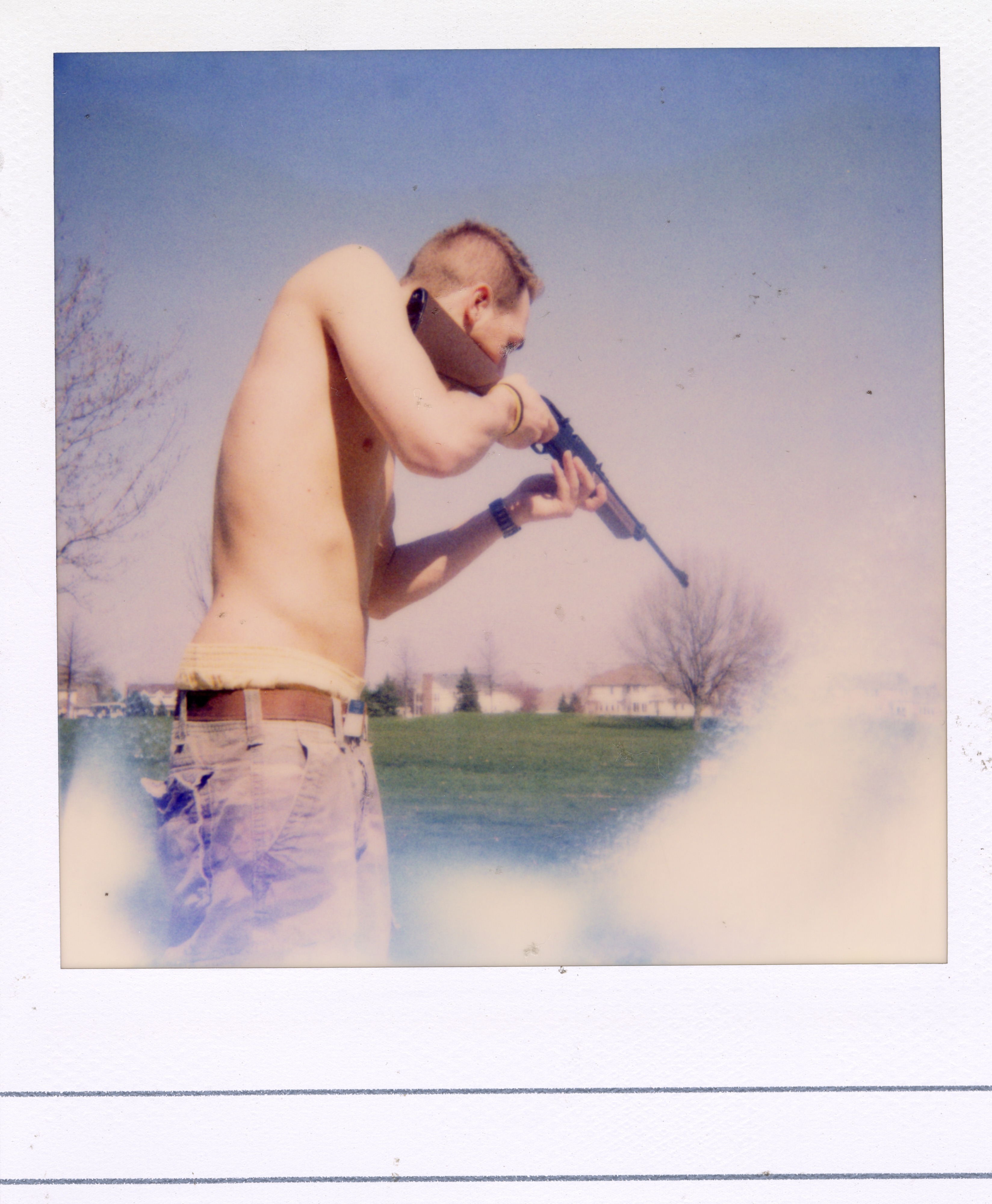 Grand Rapids Polaroid 013, a one-of-one instant photograph made in Grand Rapids, Michigan, 2008–2018 by Robert Andy Coombs.