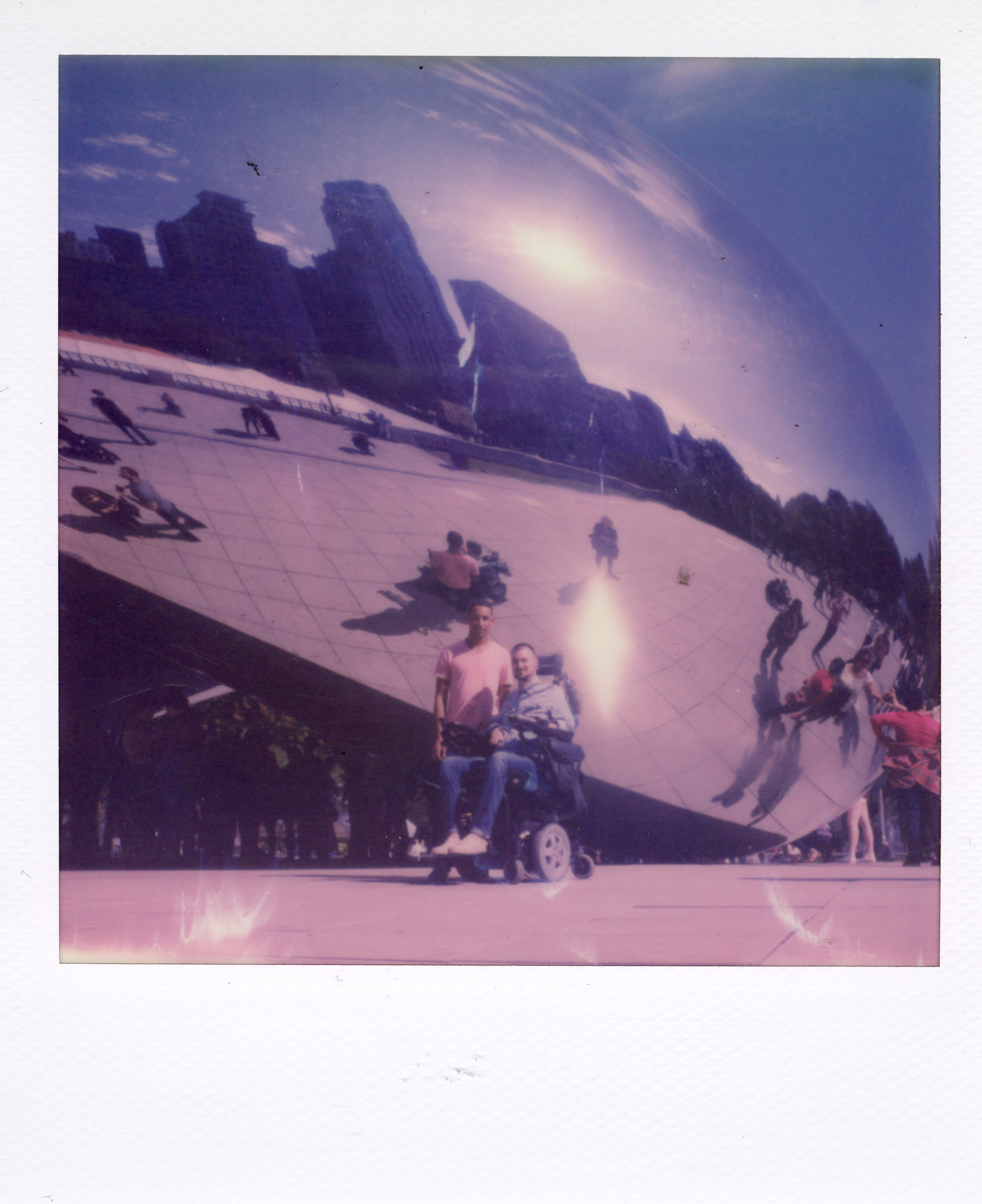 Grand Rapids Polaroid 098, a one-of-one instant photograph made in Grand Rapids, Michigan, 2008–2018 by Robert Andy Coombs.