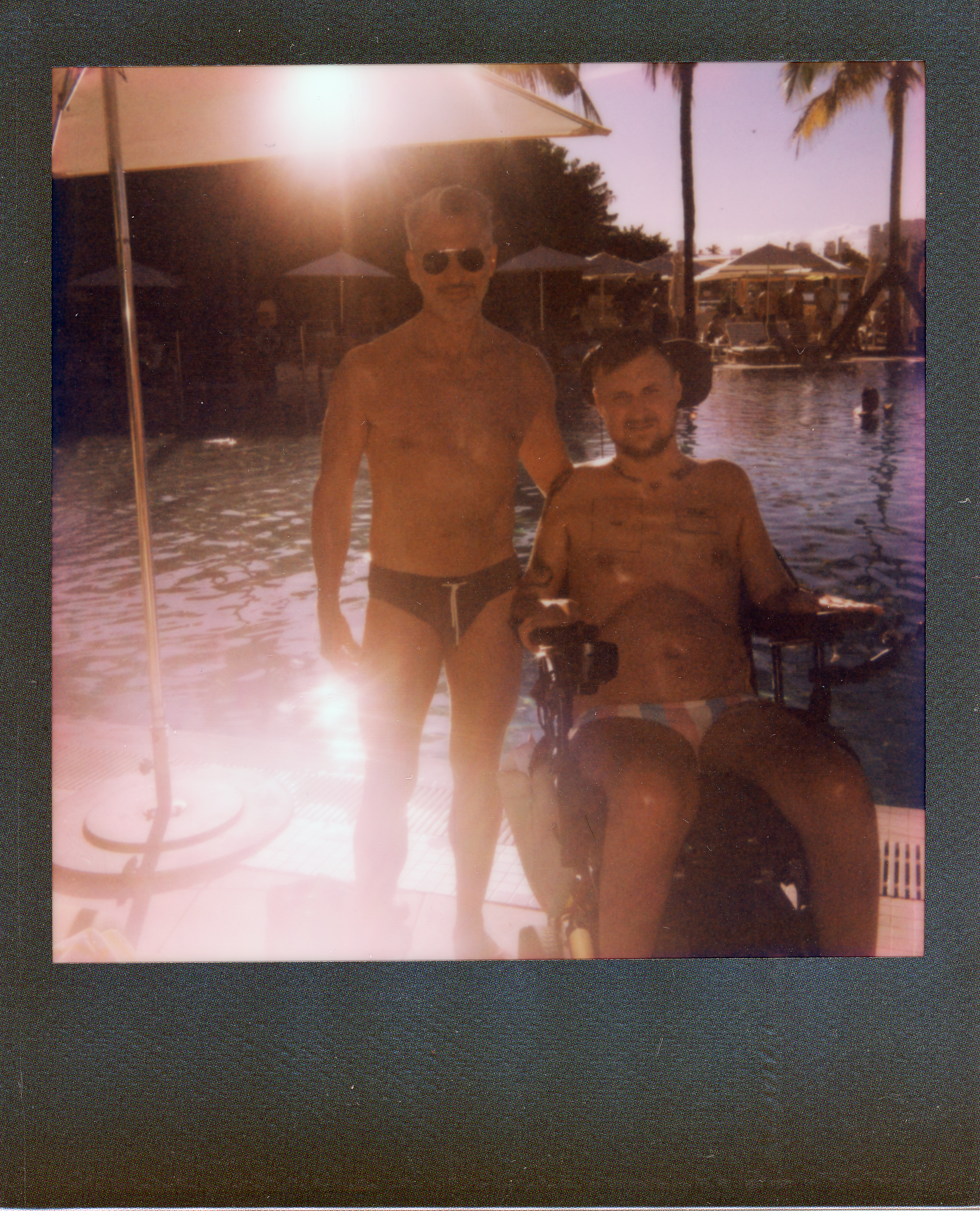 Miami 2020 Polaroid 043, a one-of-one instant photograph made in Miami, Florida, 2020 by Robert Andy Coombs.
