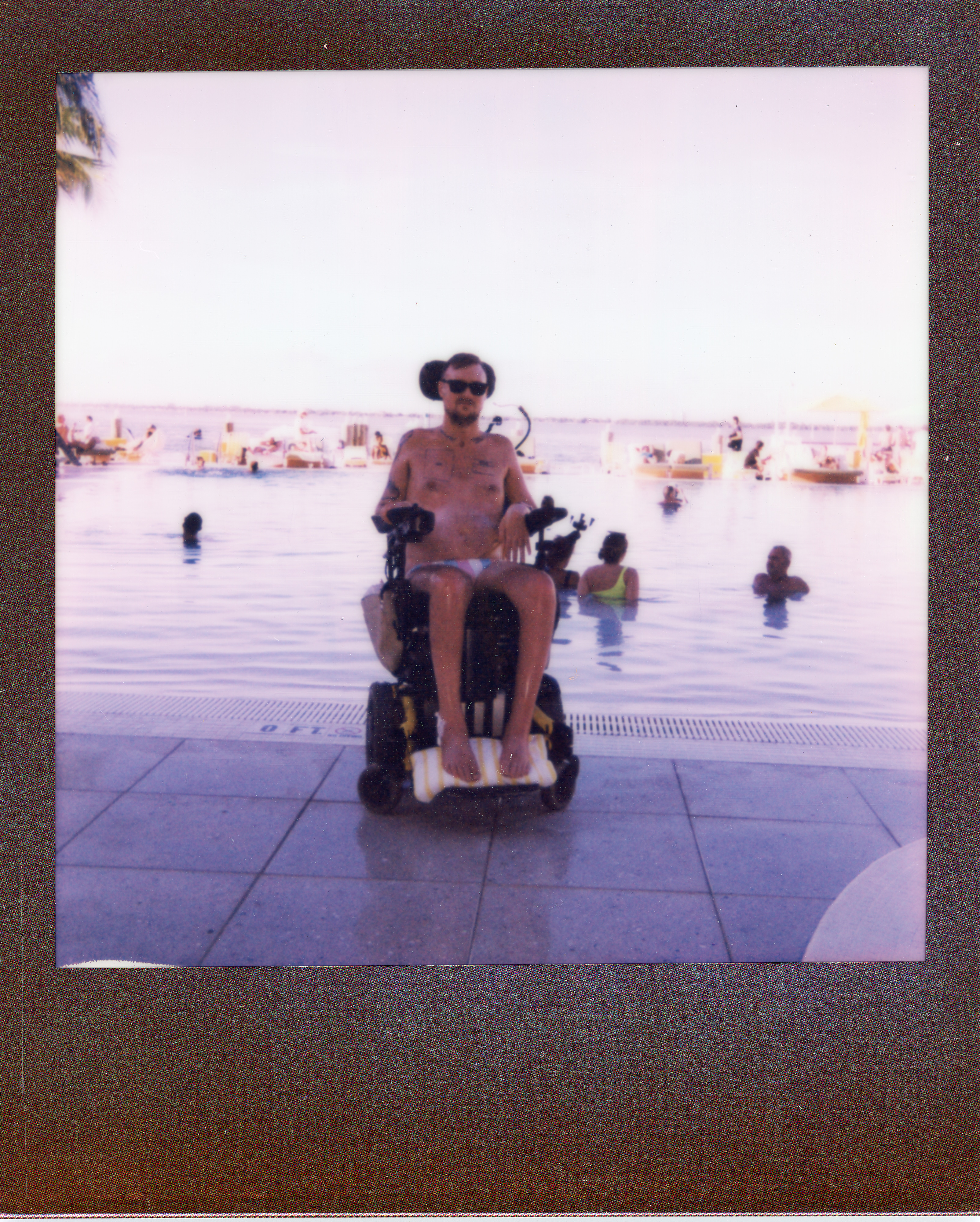 Miami 2020 Polaroid 045, a one-of-one instant photograph made in Miami, Florida, 2020 by Robert Andy Coombs.
