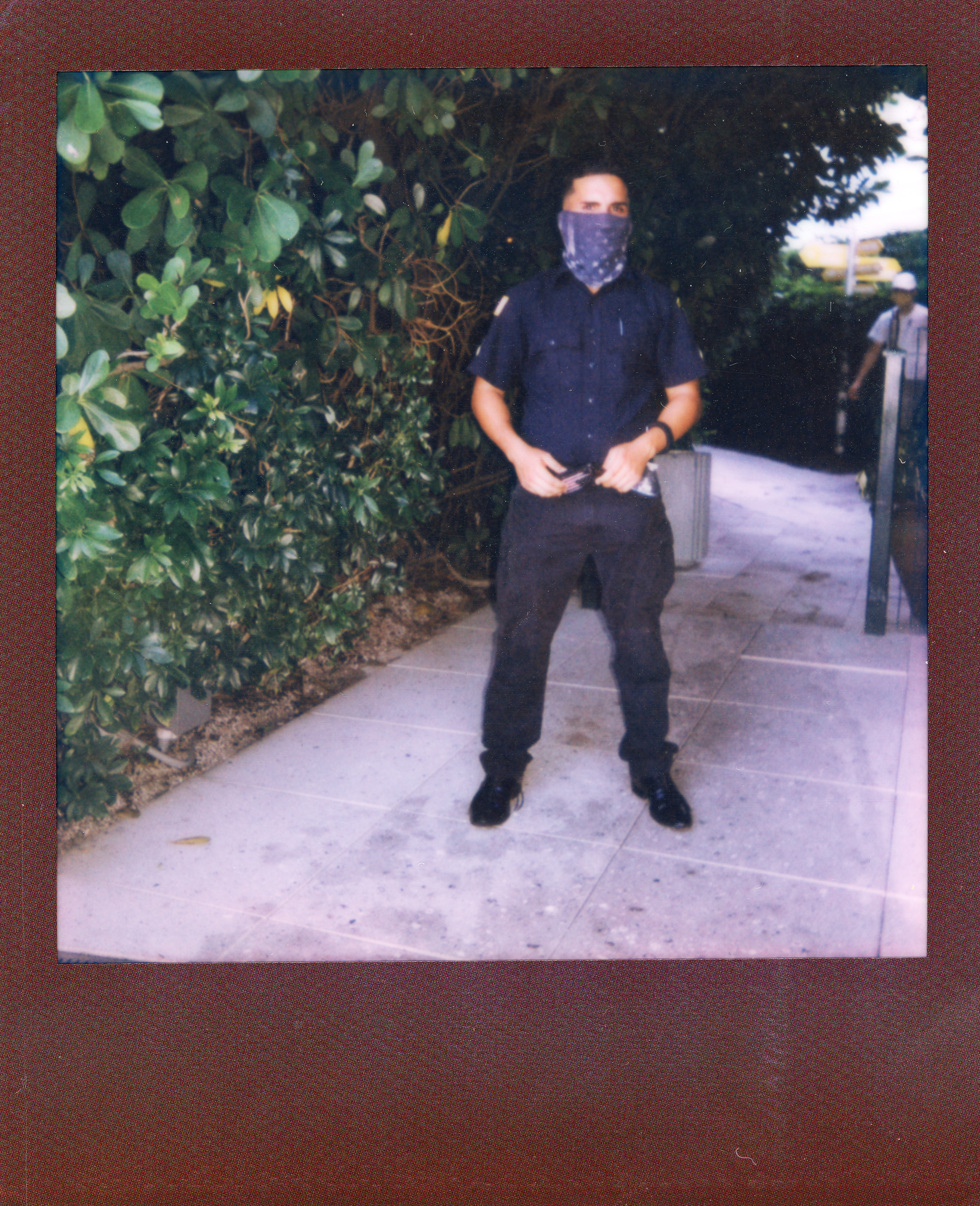 Miami 2020 Polaroid 046, a one-of-one instant photograph made in Miami, Florida, 2020 by Robert Andy Coombs.
