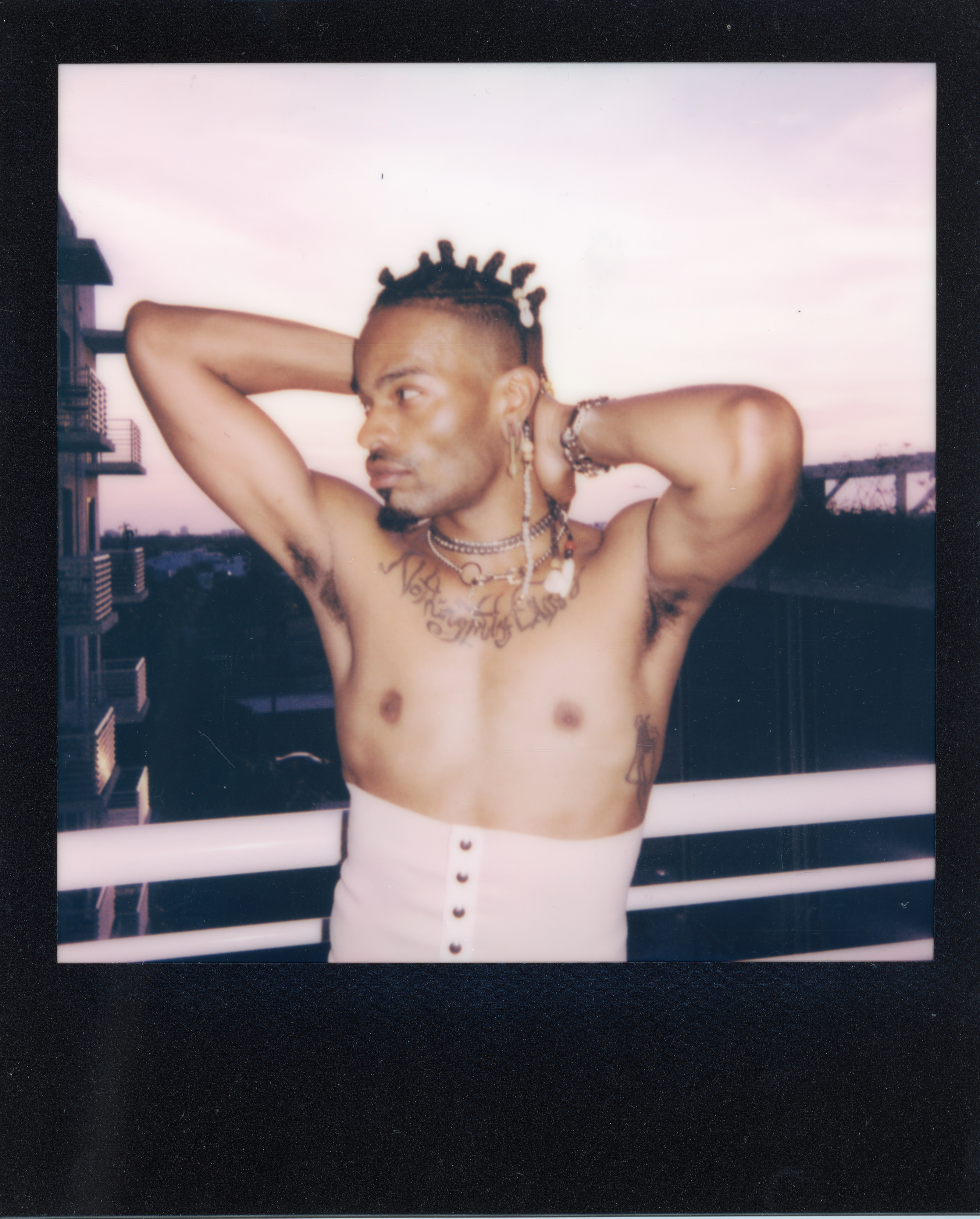 Miami 2021 Polaroid 101, a one-of-one instant photograph made in Miami, Florida, 2021 by Robert Andy Coombs.