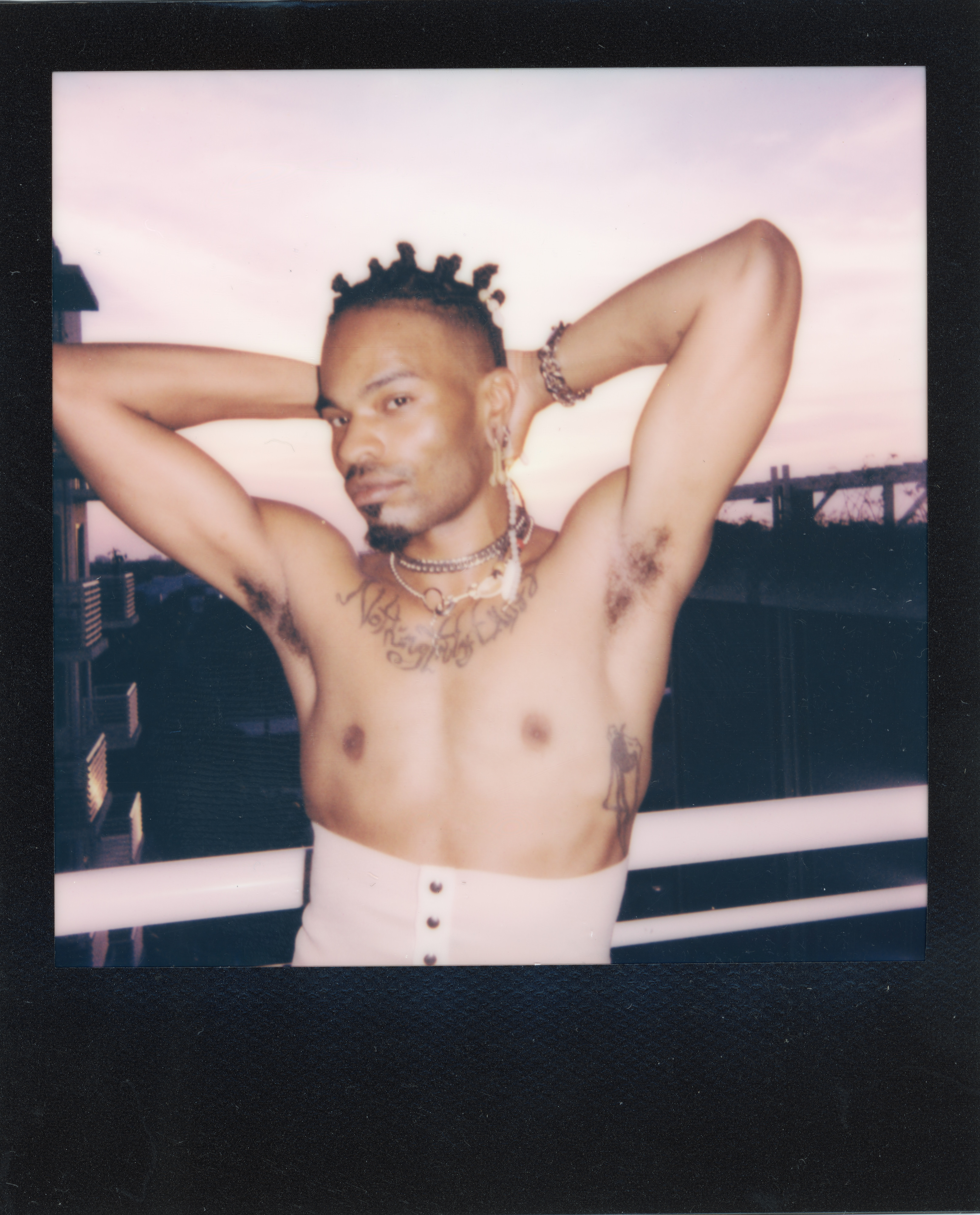 Miami 2021 Polaroid 104, a one-of-one instant photograph made in Miami, Florida, 2021 by Robert Andy Coombs.