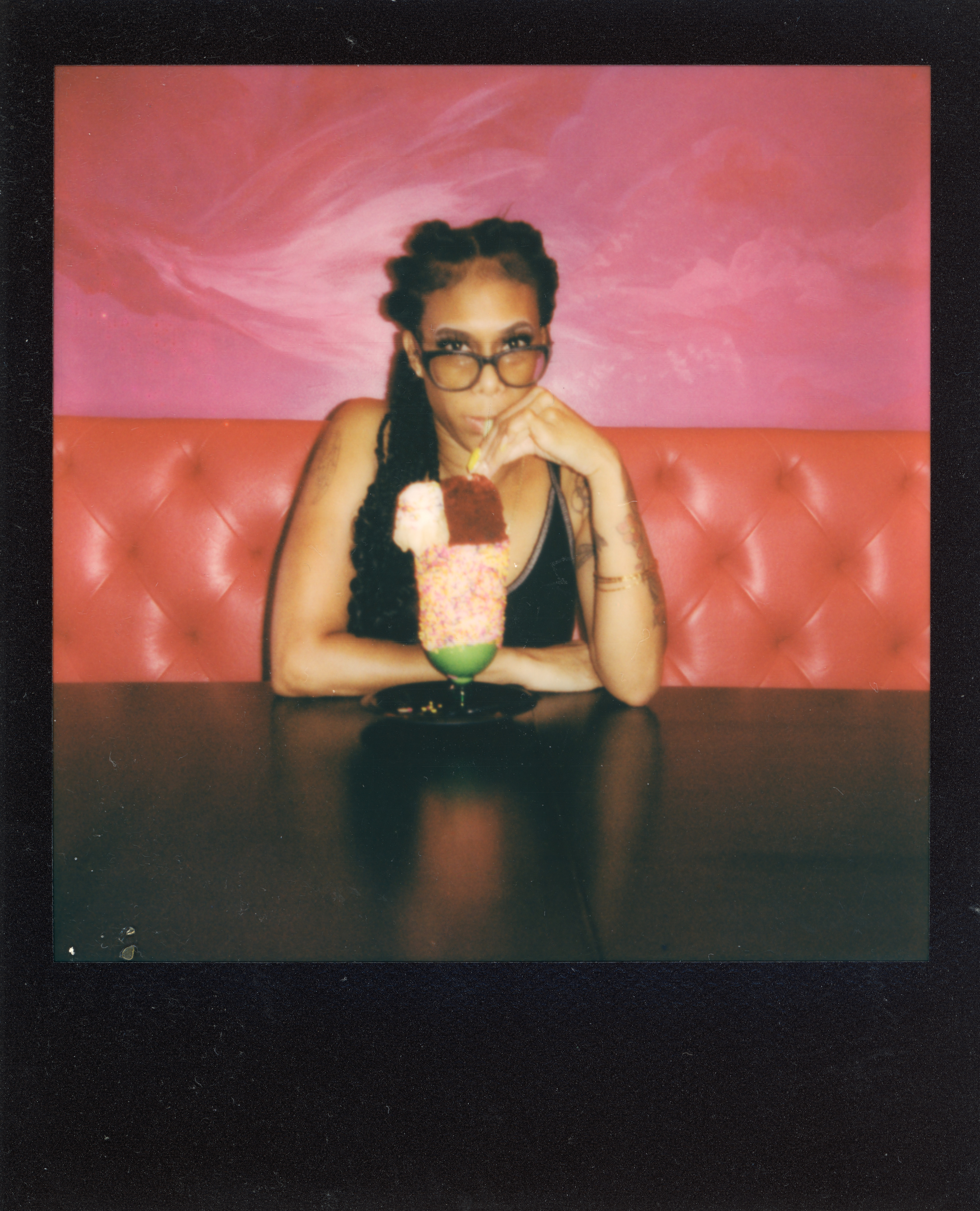 Miami 2021 Polaroid 110, a one-of-one instant photograph made in Miami, Florida, 2021 by Robert Andy Coombs.