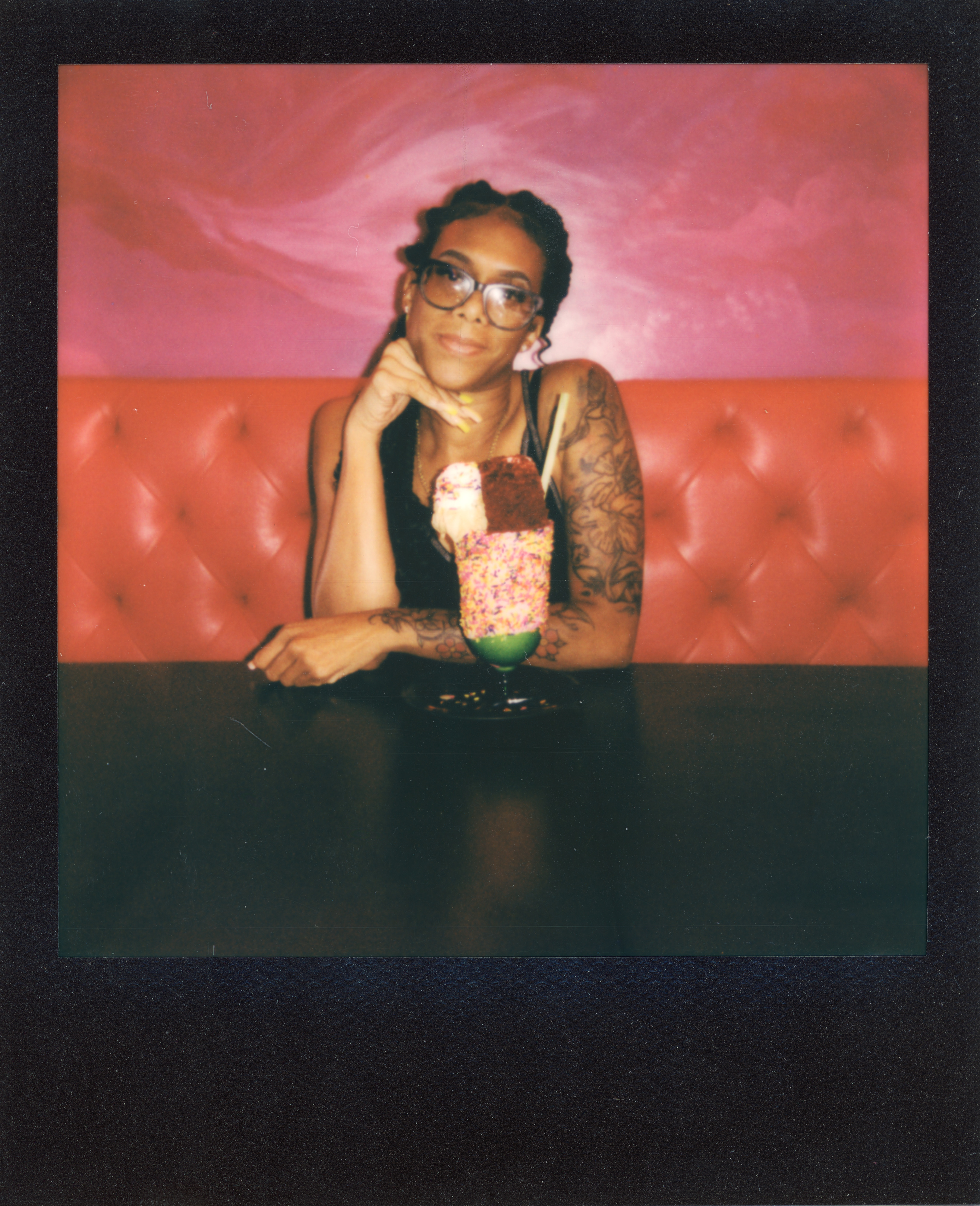 Miami 2021 Polaroid 111, a one-of-one instant photograph made in Miami, Florida, 2021 by Robert Andy Coombs.
