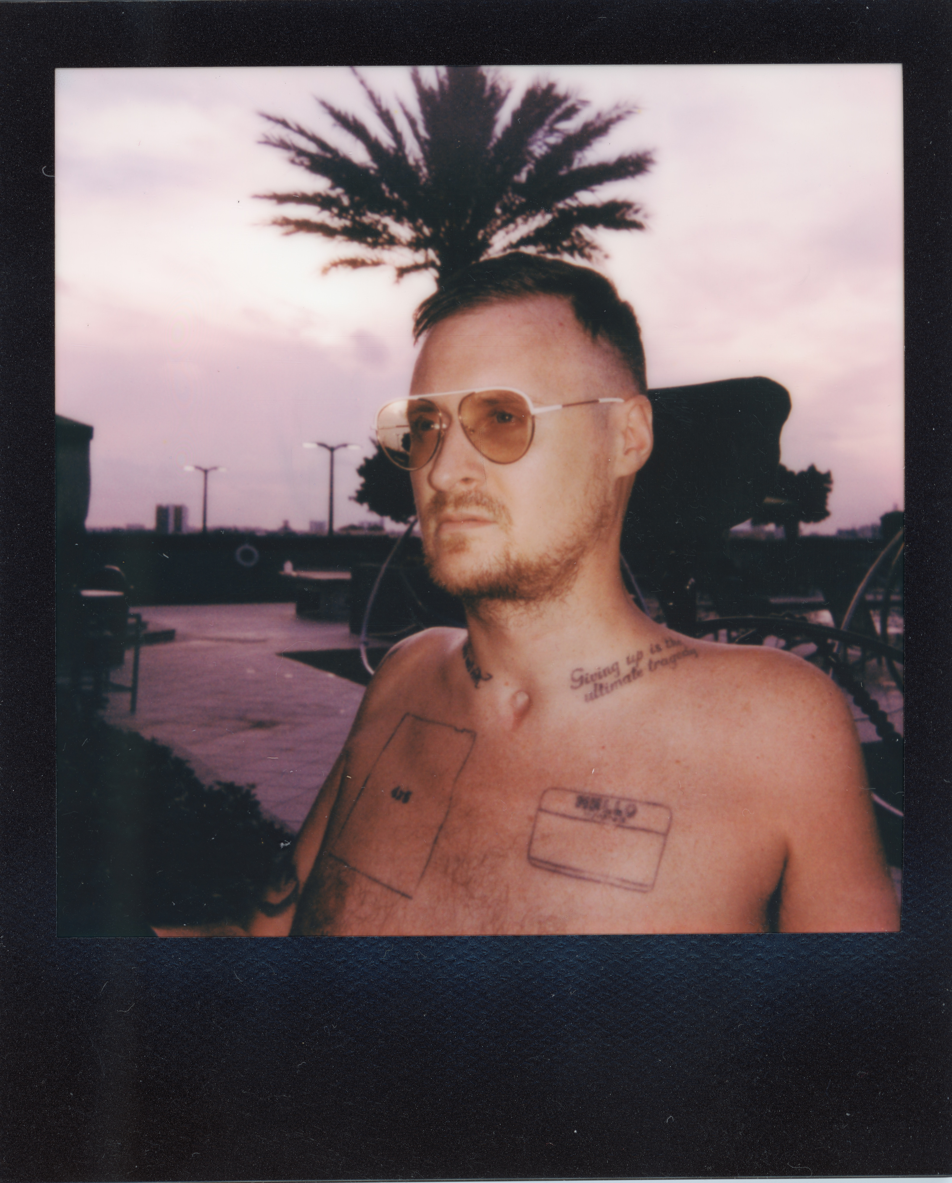 Miami 2021 Polaroid 112, a one-of-one instant photograph made in Miami, Florida, 2021 by Robert Andy Coombs.