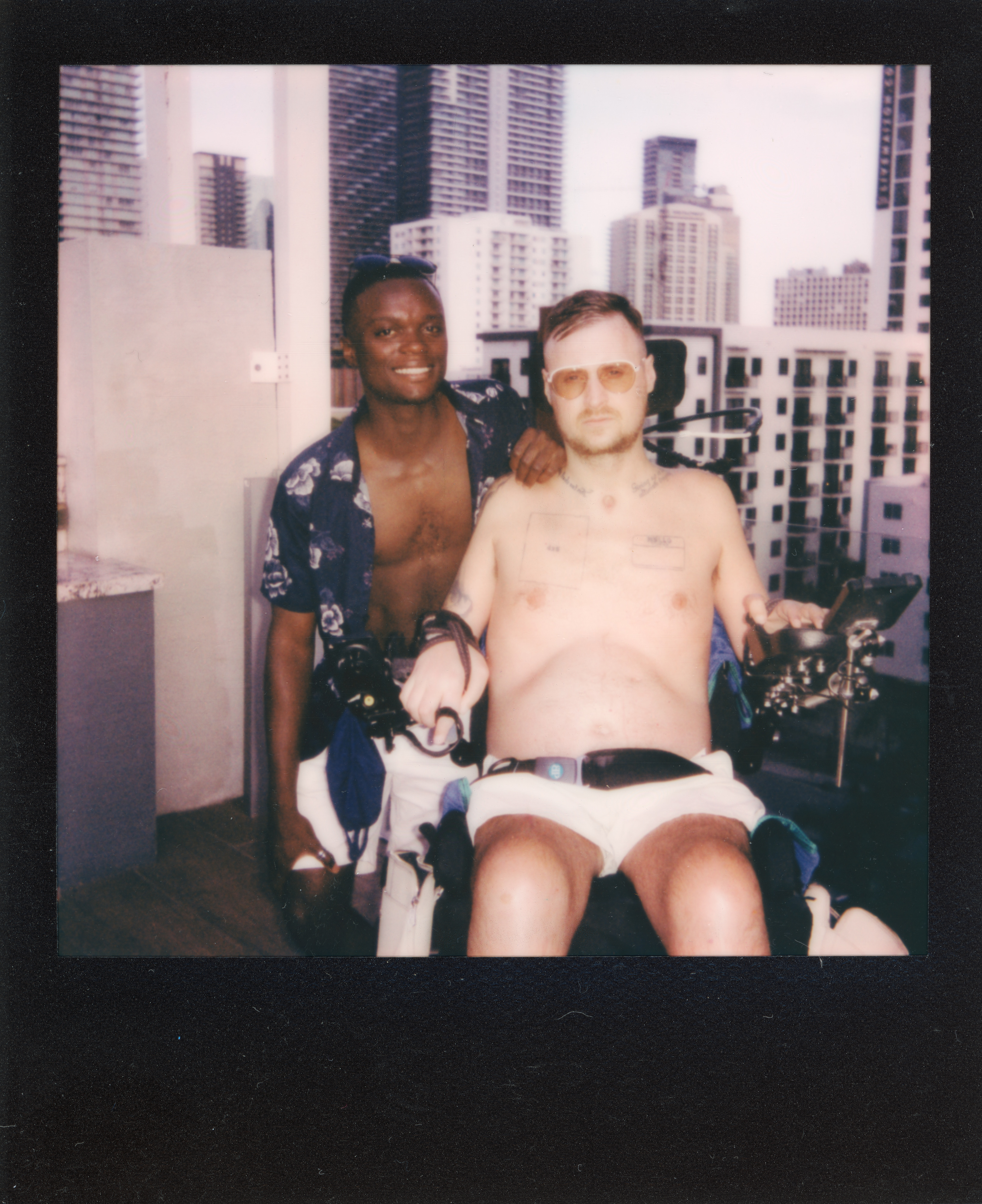 Miami 2021 Polaroid 113, a one-of-one instant photograph made in Miami, Florida, 2021 by Robert Andy Coombs.
