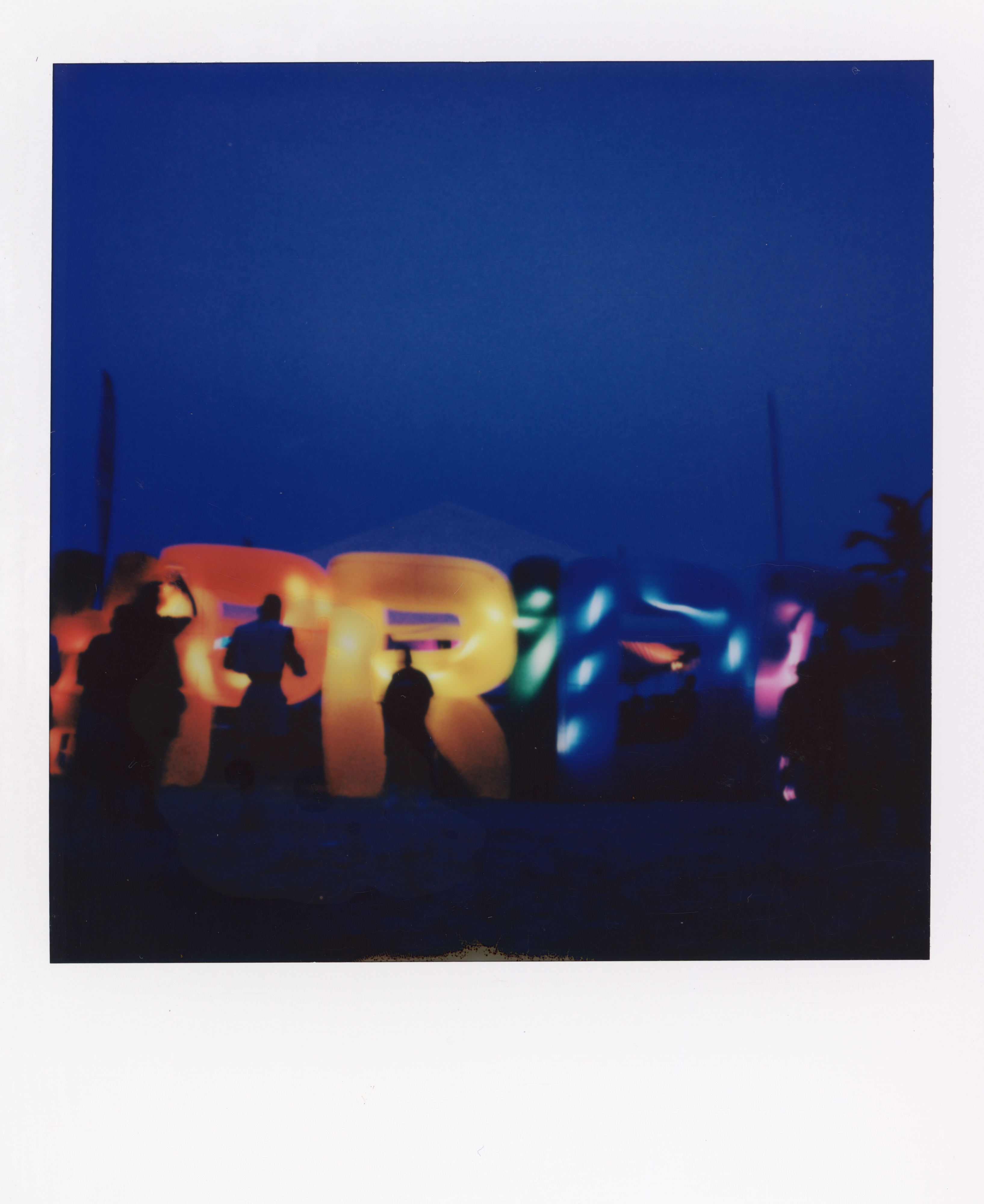 Miami 2021 Polaroid 116, a one-of-one instant photograph made in Miami, Florida, 2021 by Robert Andy Coombs.