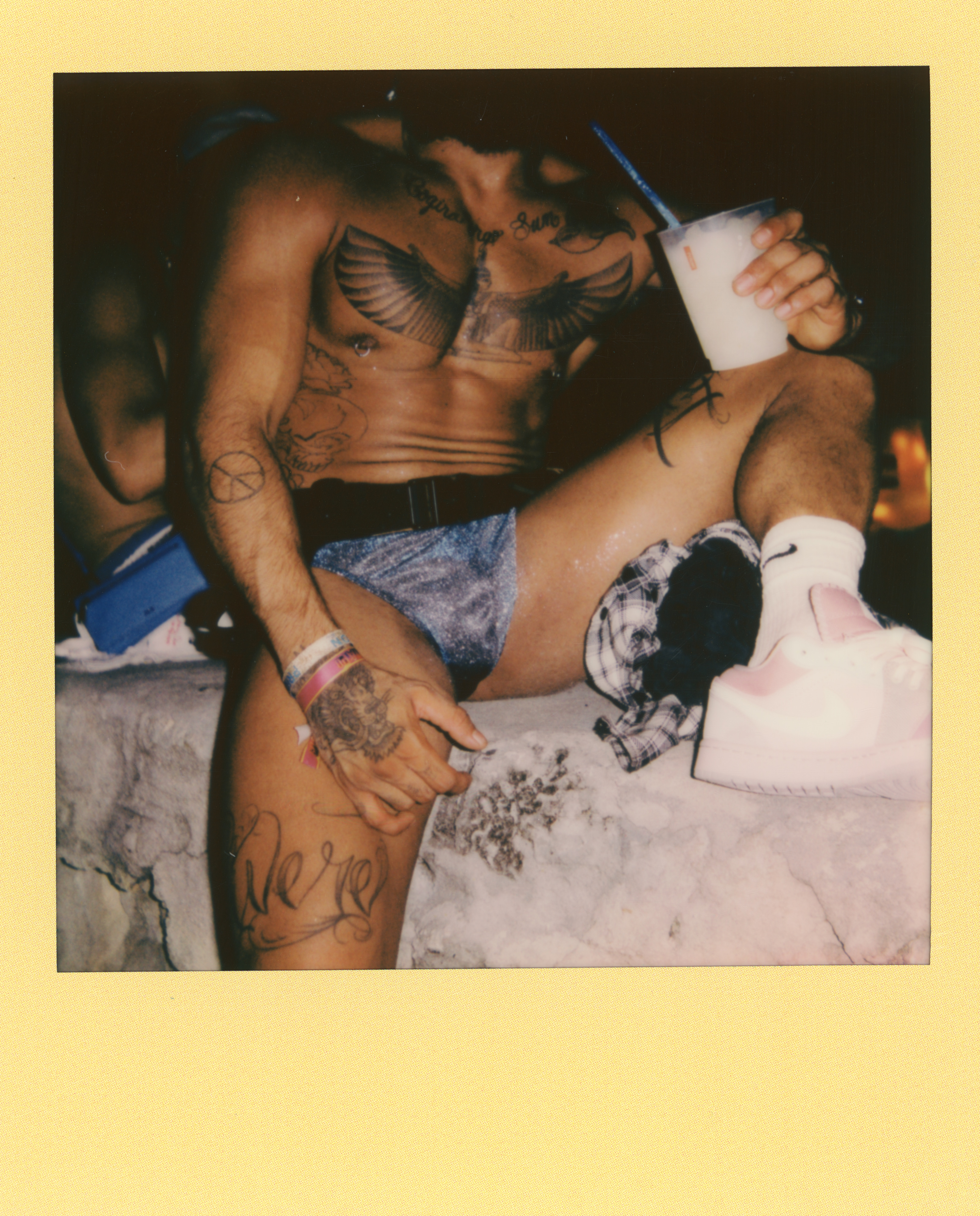 Miami 2021 Polaroid 117, a one-of-one instant photograph made in Miami, Florida, 2021 by Robert Andy Coombs.