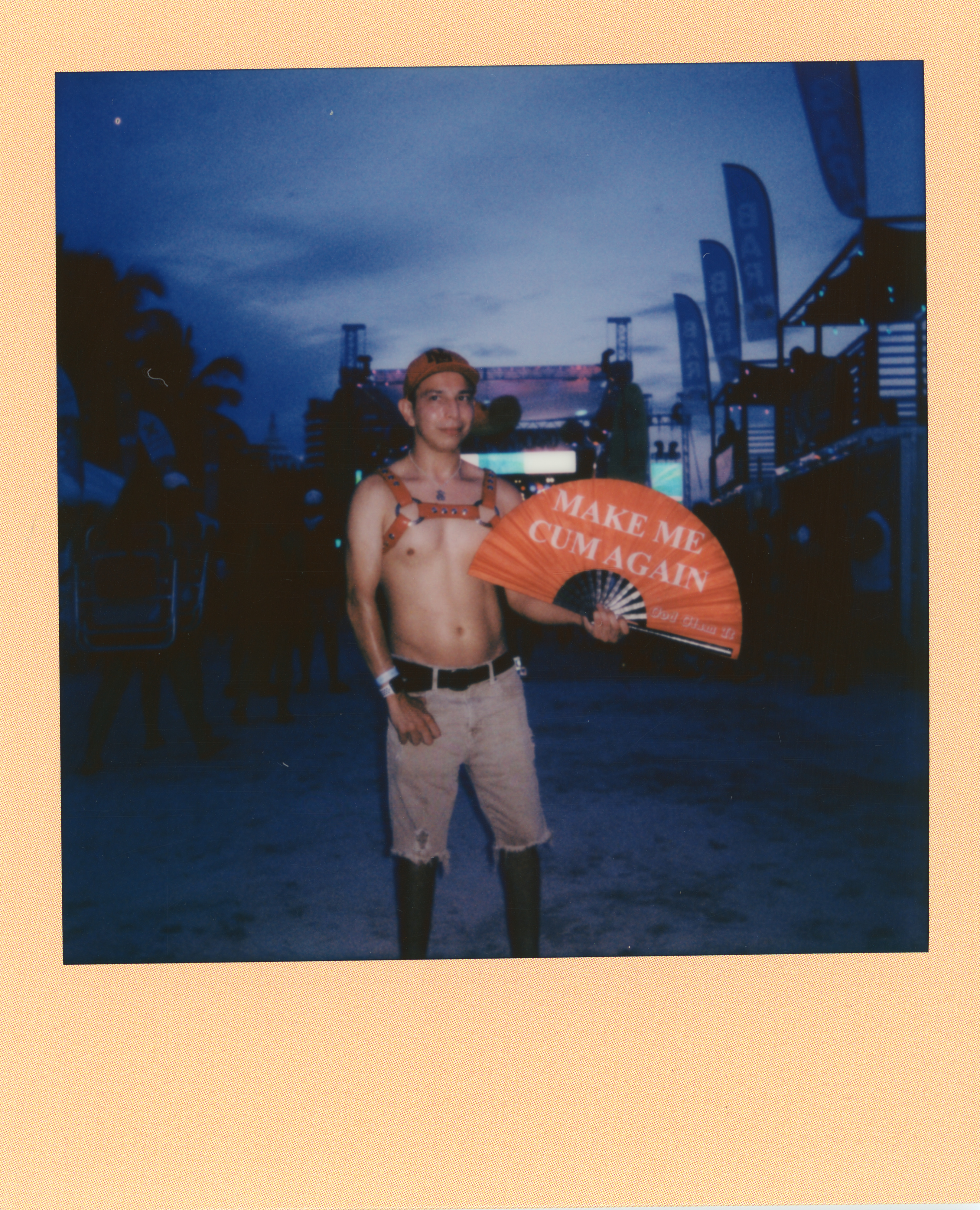 Miami 2021 Polaroid 122, a one-of-one instant photograph made in Miami, Florida, 2021 by Robert Andy Coombs.