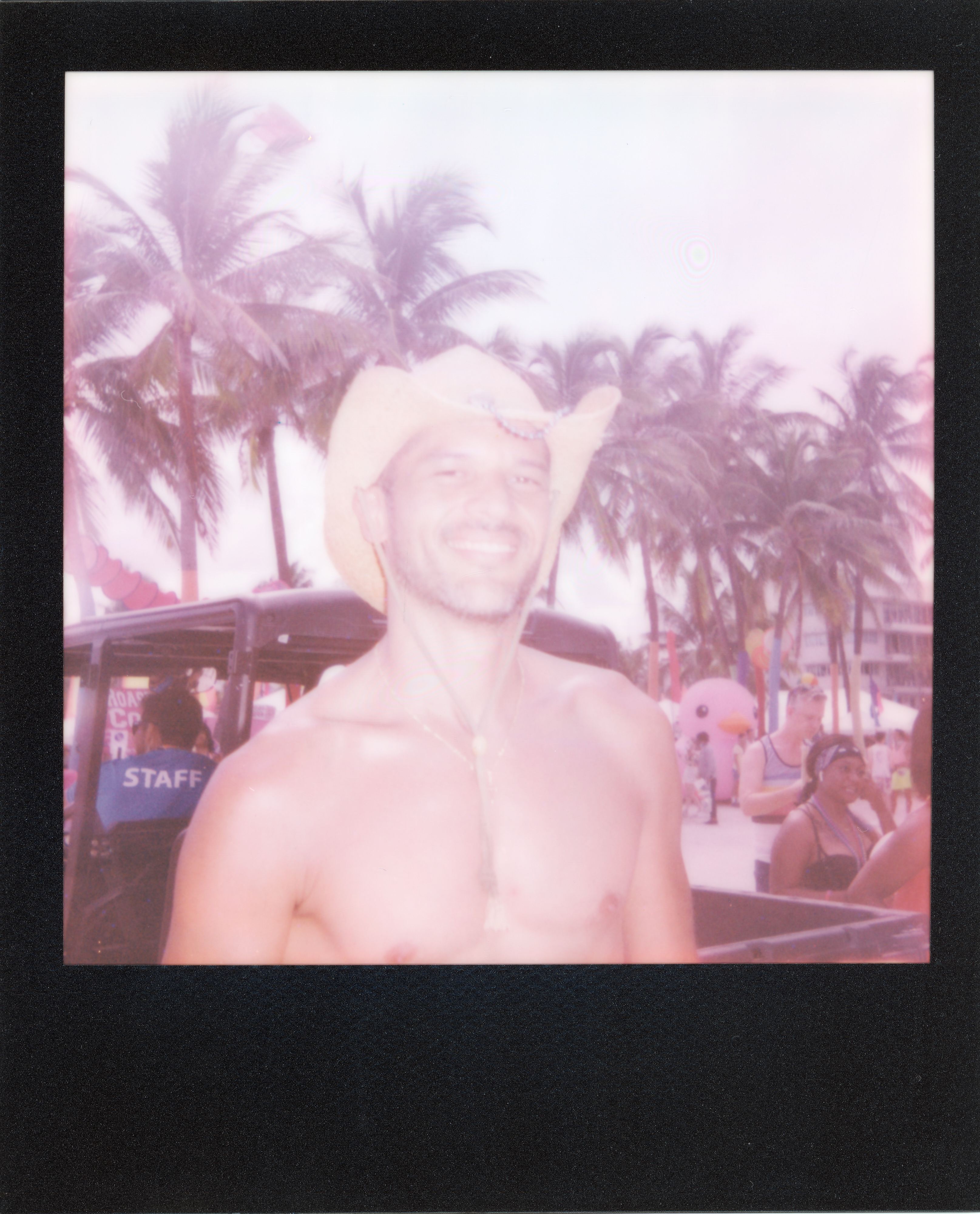 Miami 2021 Polaroid 125, a one-of-one instant photograph made in Miami, Florida, 2021 by Robert Andy Coombs.