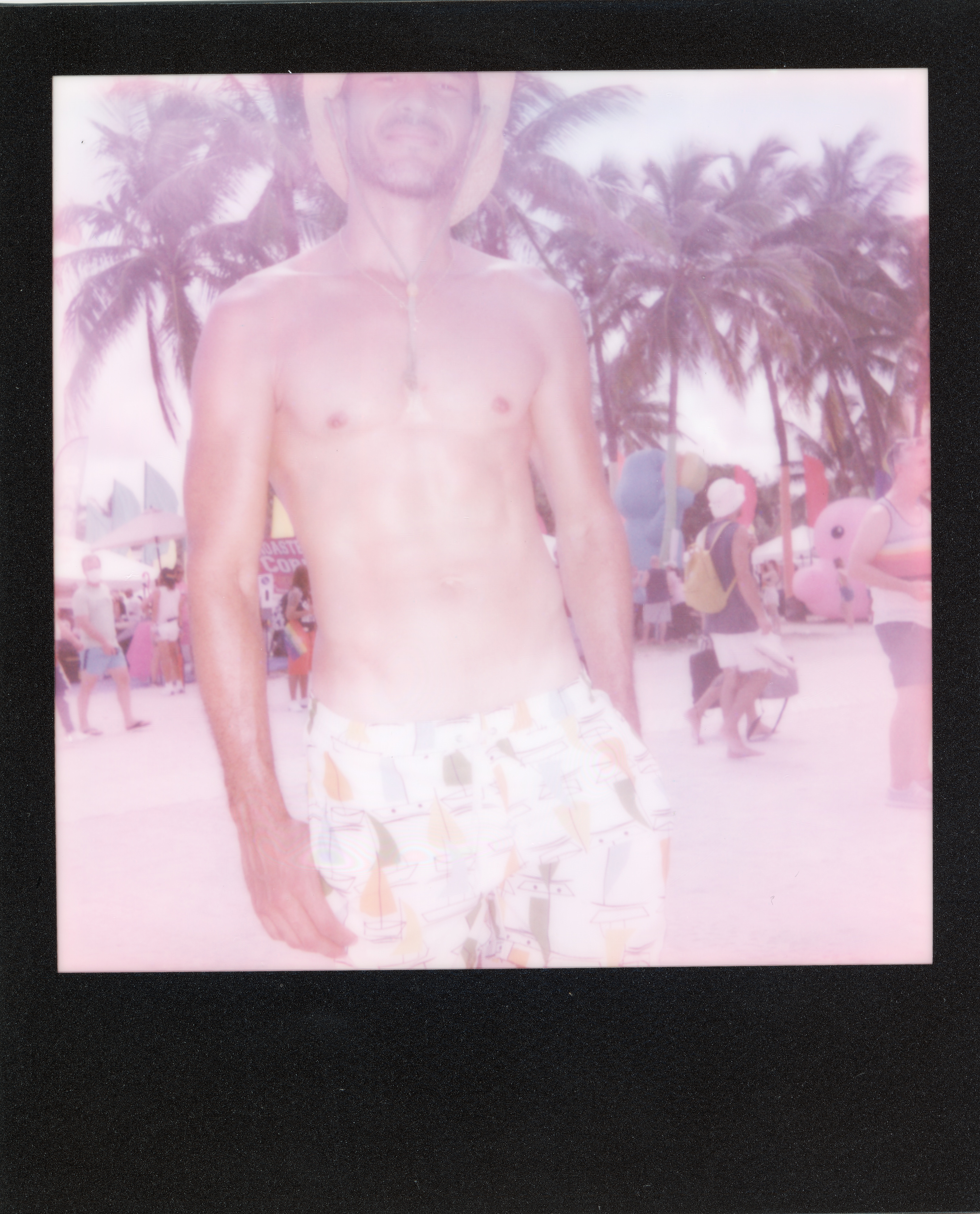 Miami 2021 Polaroid 126, a one-of-one instant photograph made in Miami, Florida, 2021 by Robert Andy Coombs.