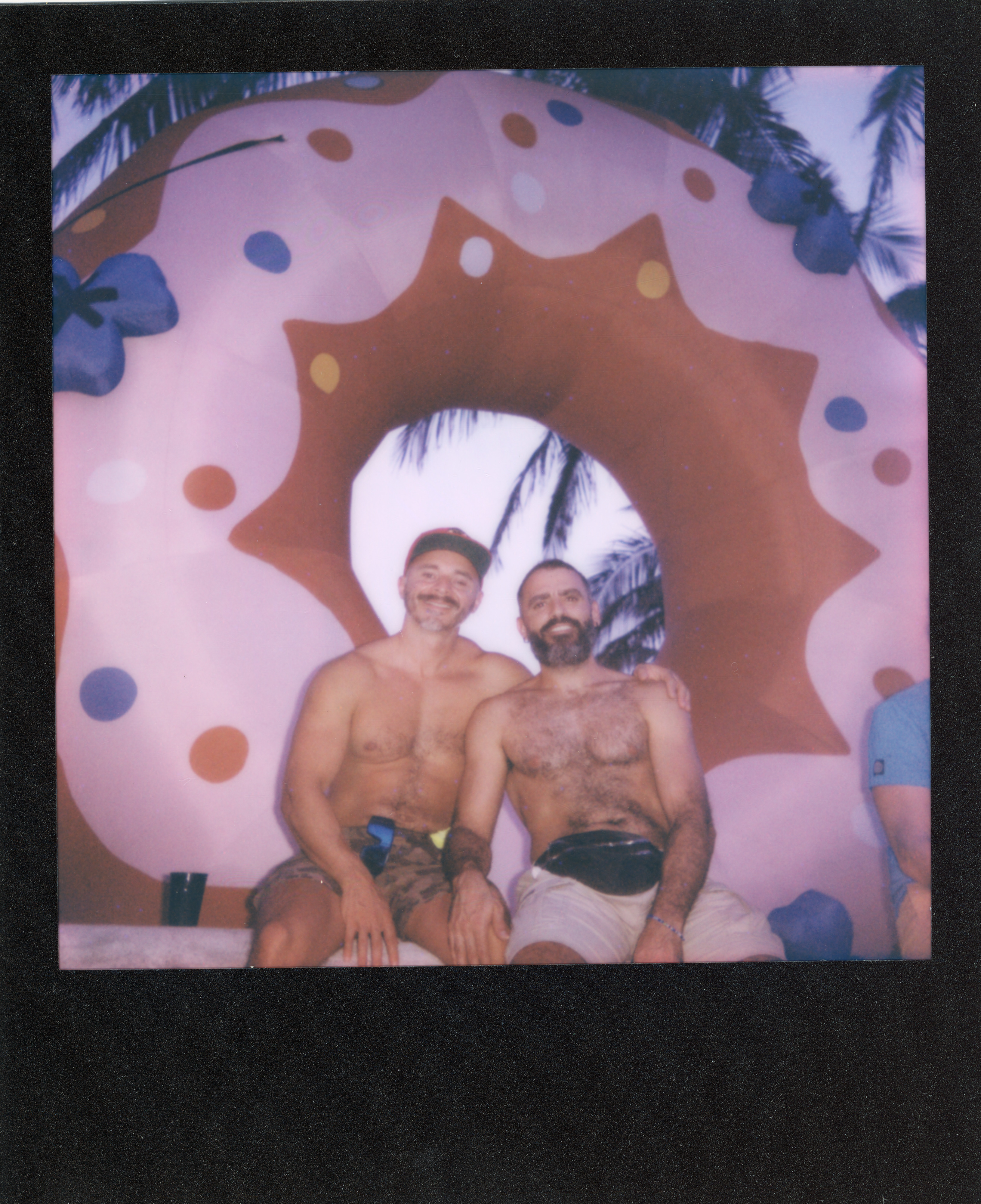 Miami 2021 Polaroid 128, a one-of-one instant photograph made in Miami, Florida, 2021 by Robert Andy Coombs.