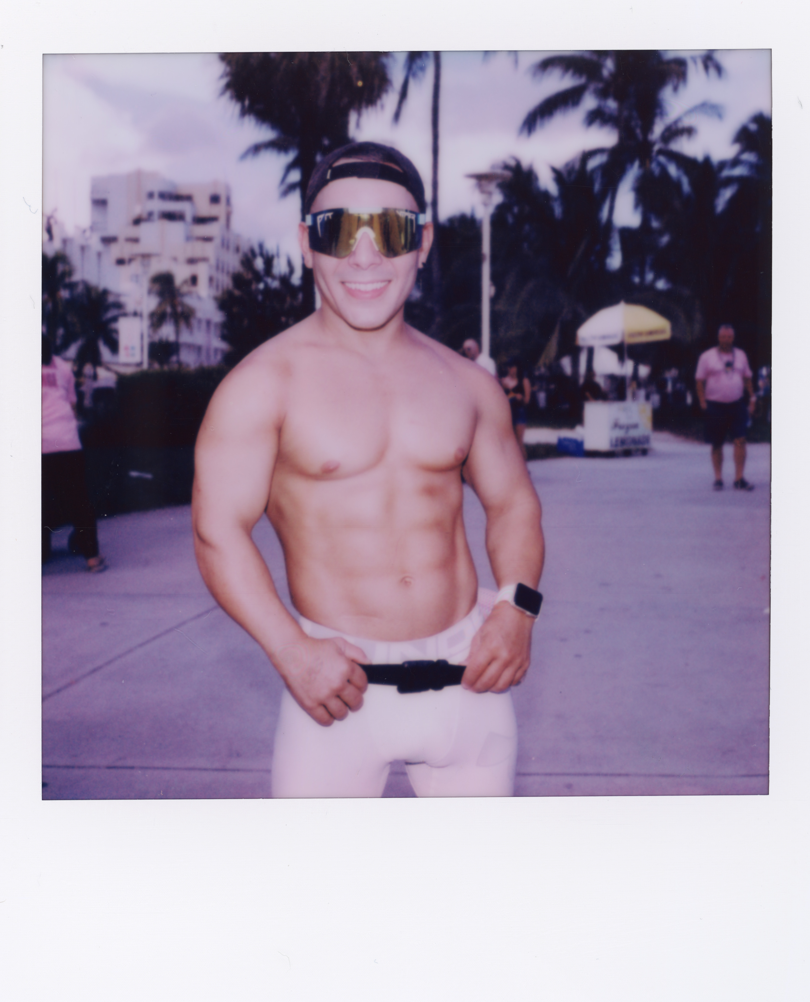 Miami 2021 Polaroid 135, a one-of-one instant photograph made in Miami, Florida, 2021 by Robert Andy Coombs.