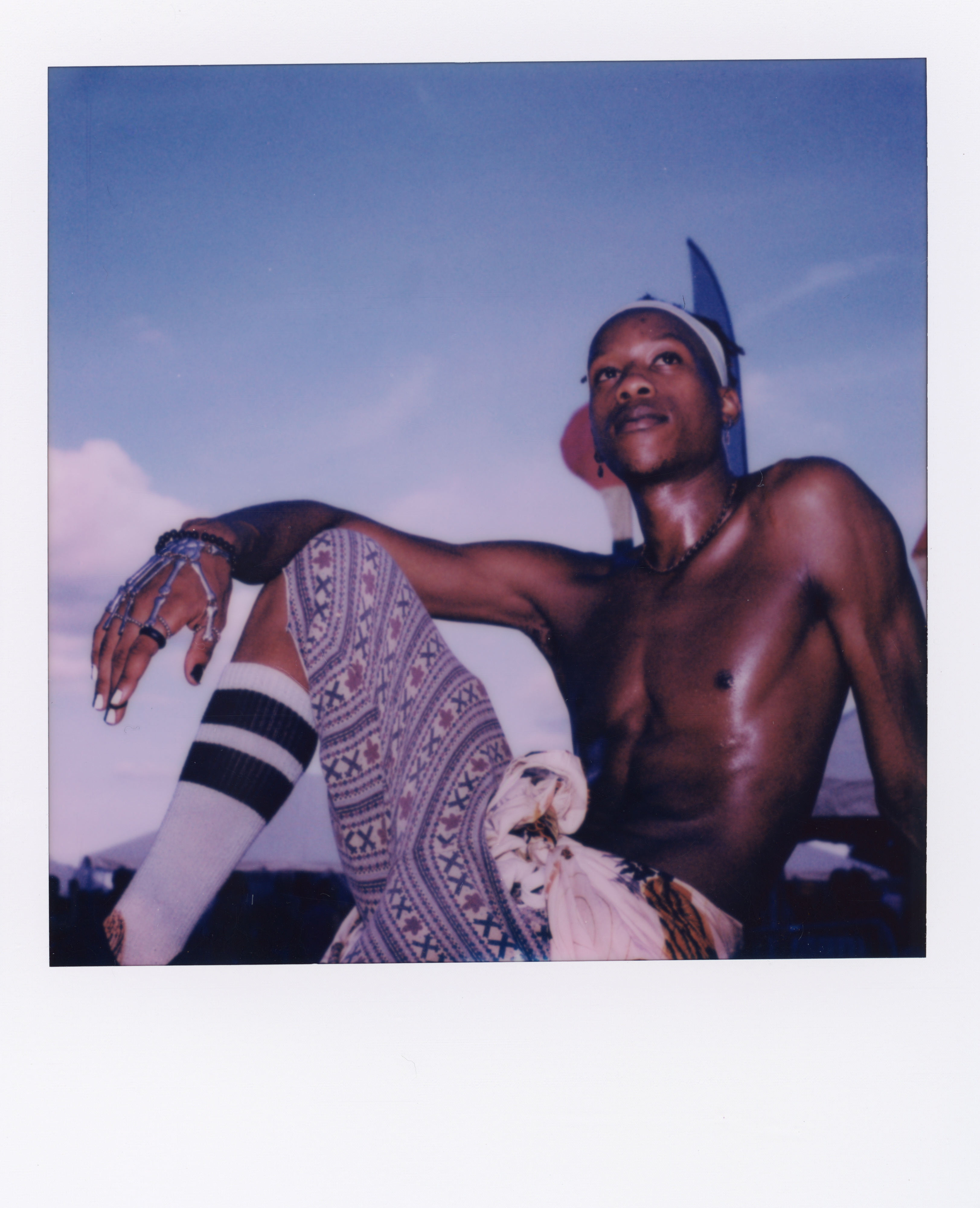 Miami 2021 Polaroid 139, a one-of-one instant photograph made in Miami, Florida, 2021 by Robert Andy Coombs.
