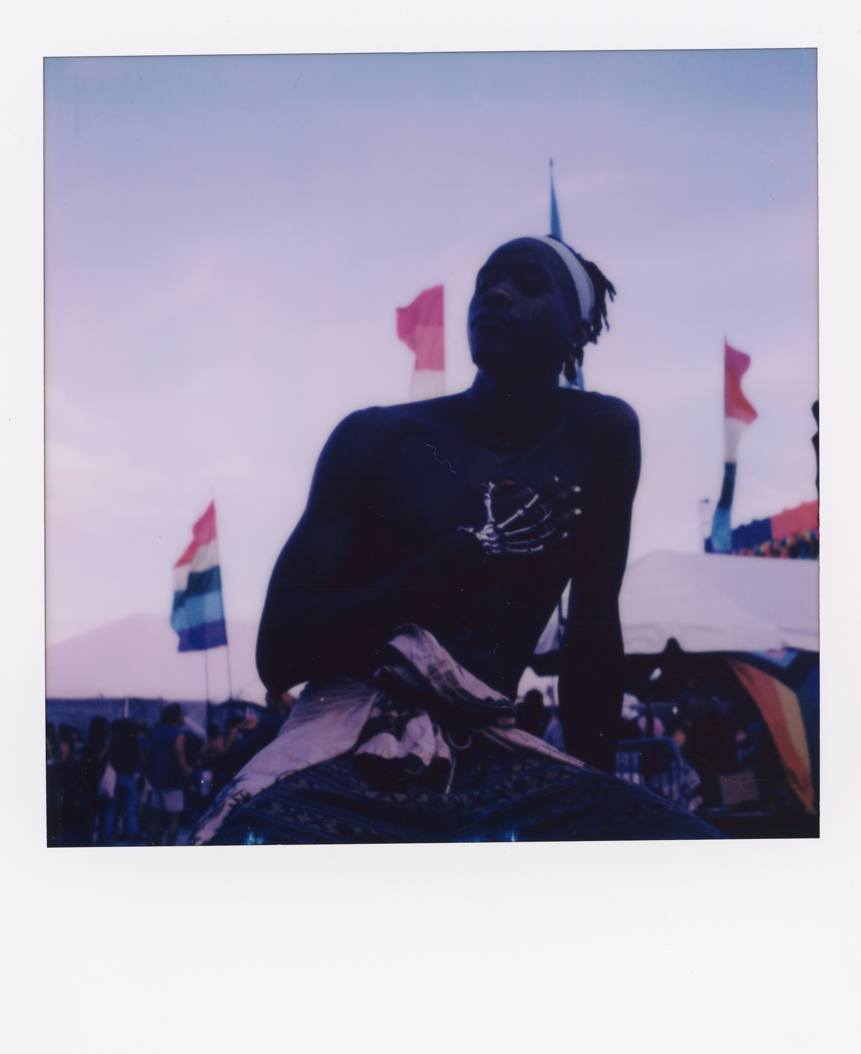 Miami 2021 Polaroid 140, a one-of-one instant photograph made in Miami, Florida, 2021 by Robert Andy Coombs.